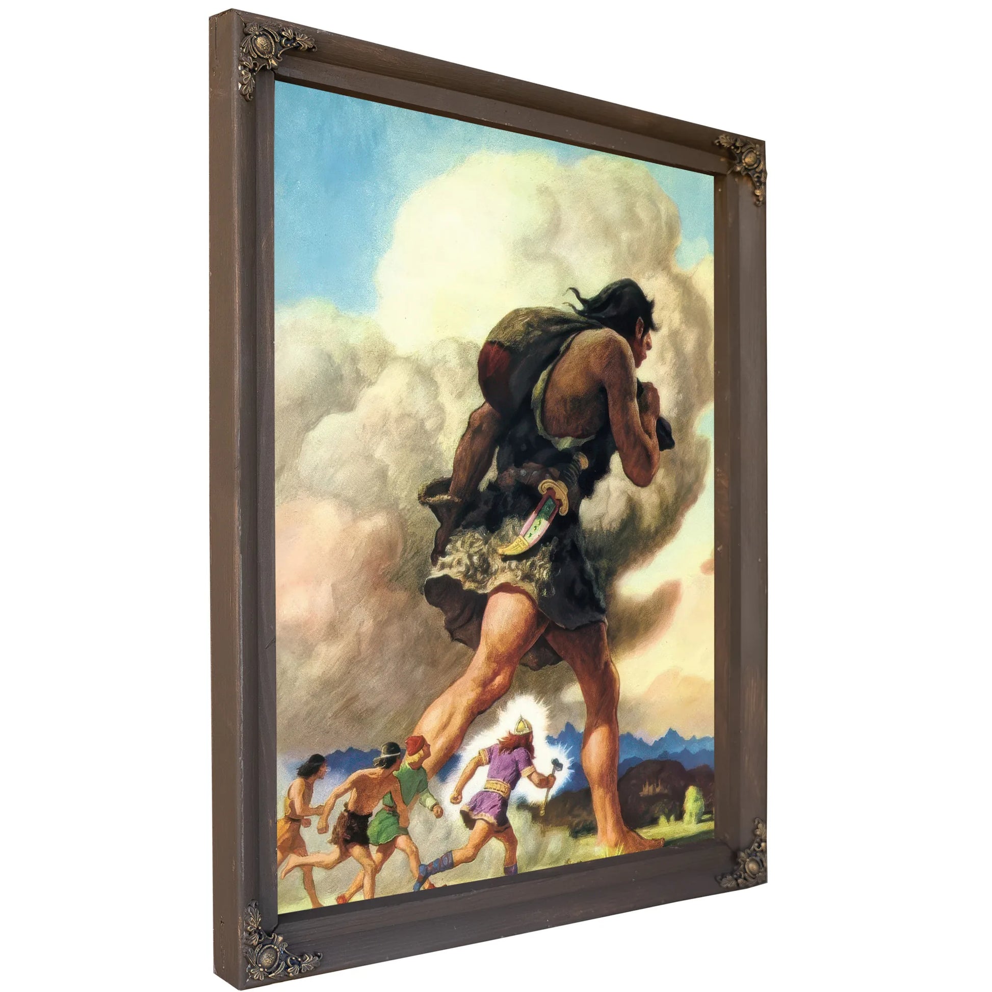 Thors Journey By NC Wyeth Fine Art Print