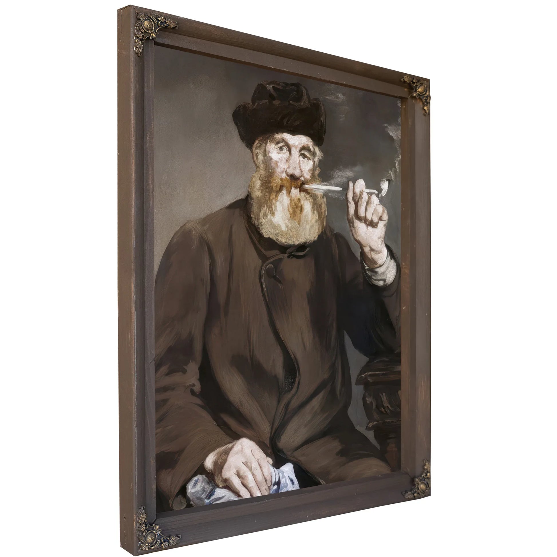 Man Smoking A Pipe By Edouard Manet Fine Art Print