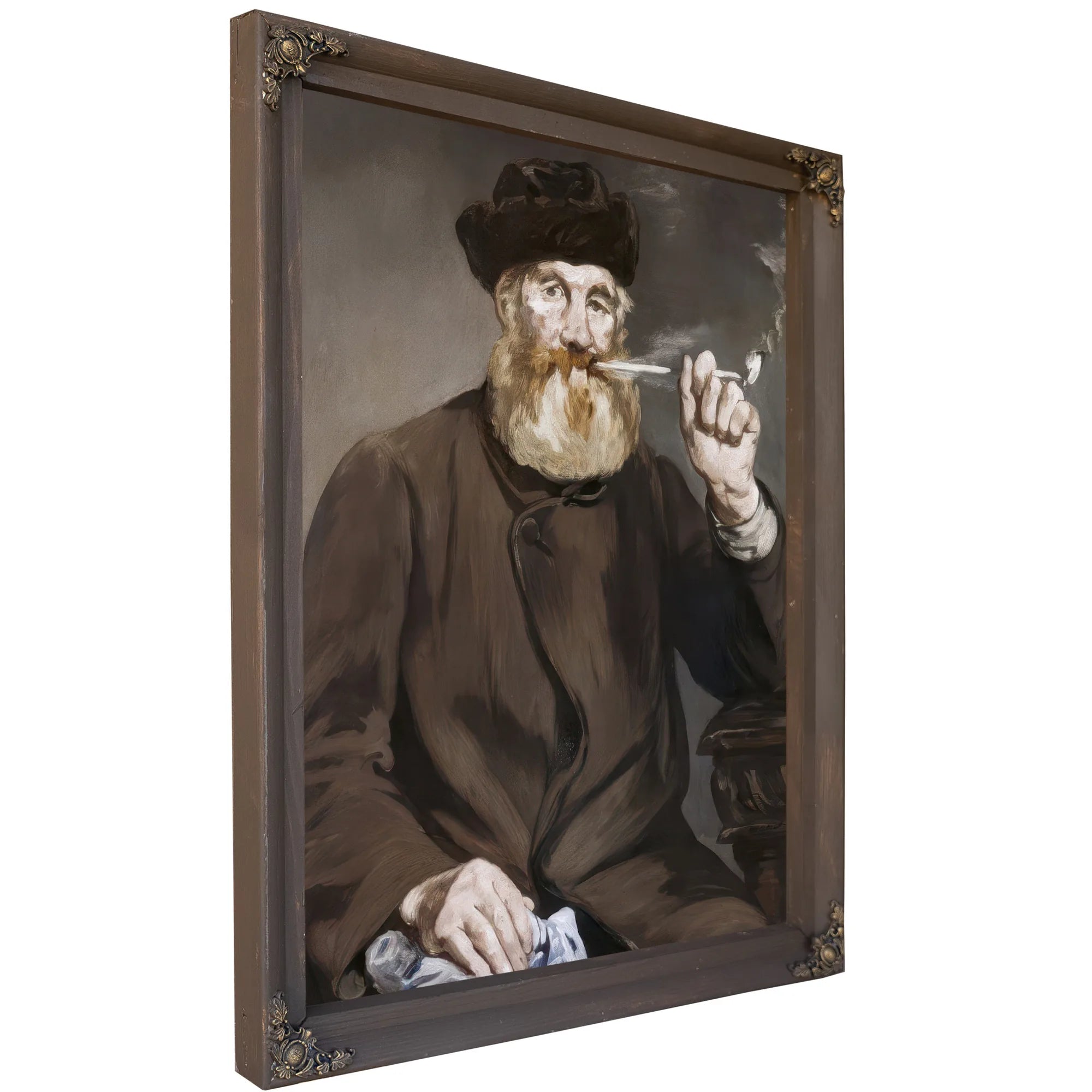 Man Smoking A Pipe By Edouard Manet Fine Art Print