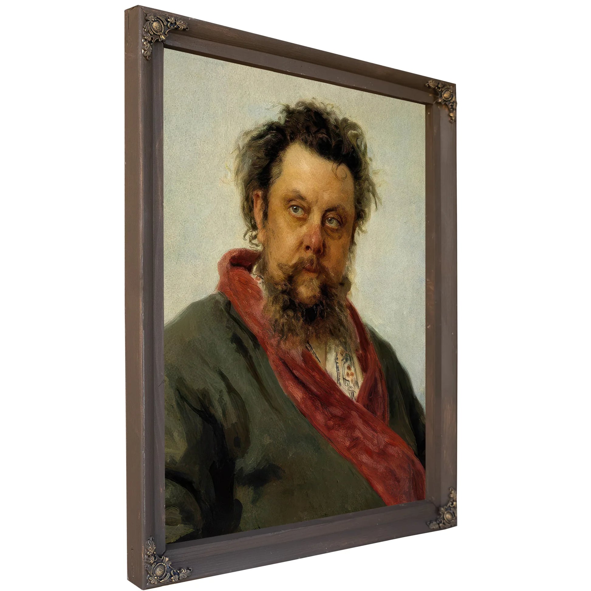 Portrait Of Modest Musorgsky 1881 By Ilya Repin Fine Art Print