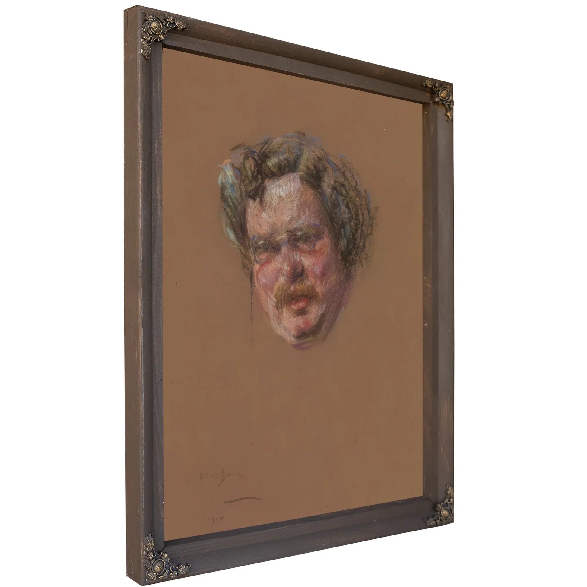 Gilbert K. Chesterton By Alice Pike Barney Fine Art Print