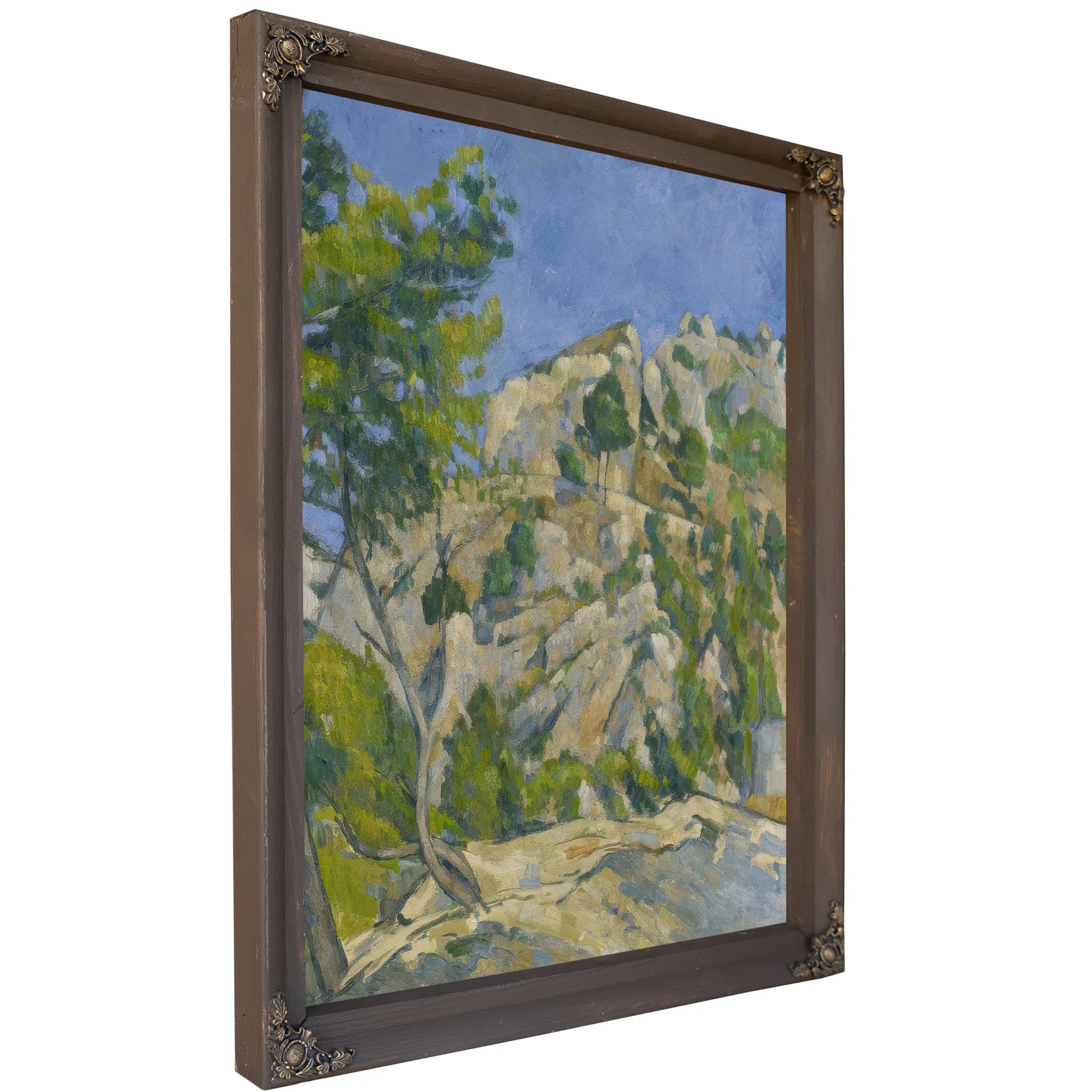 Bottom Of The Ravine (Au Fond Du Ravin) By Paul Cezanne Fine Art Print