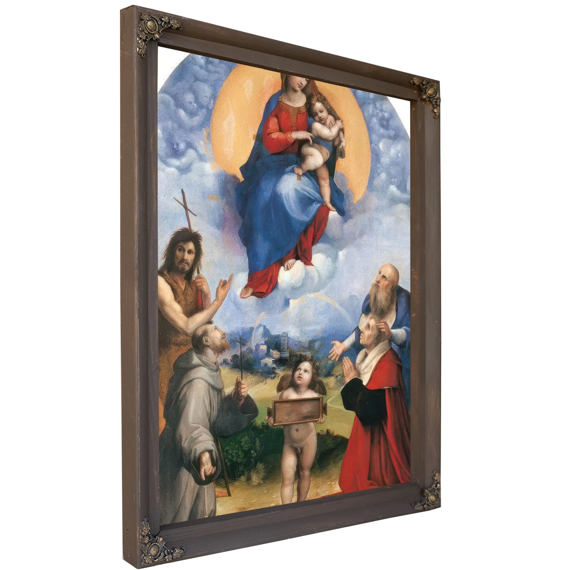 Madonna Di Foligno By Raphael Fine Art Print