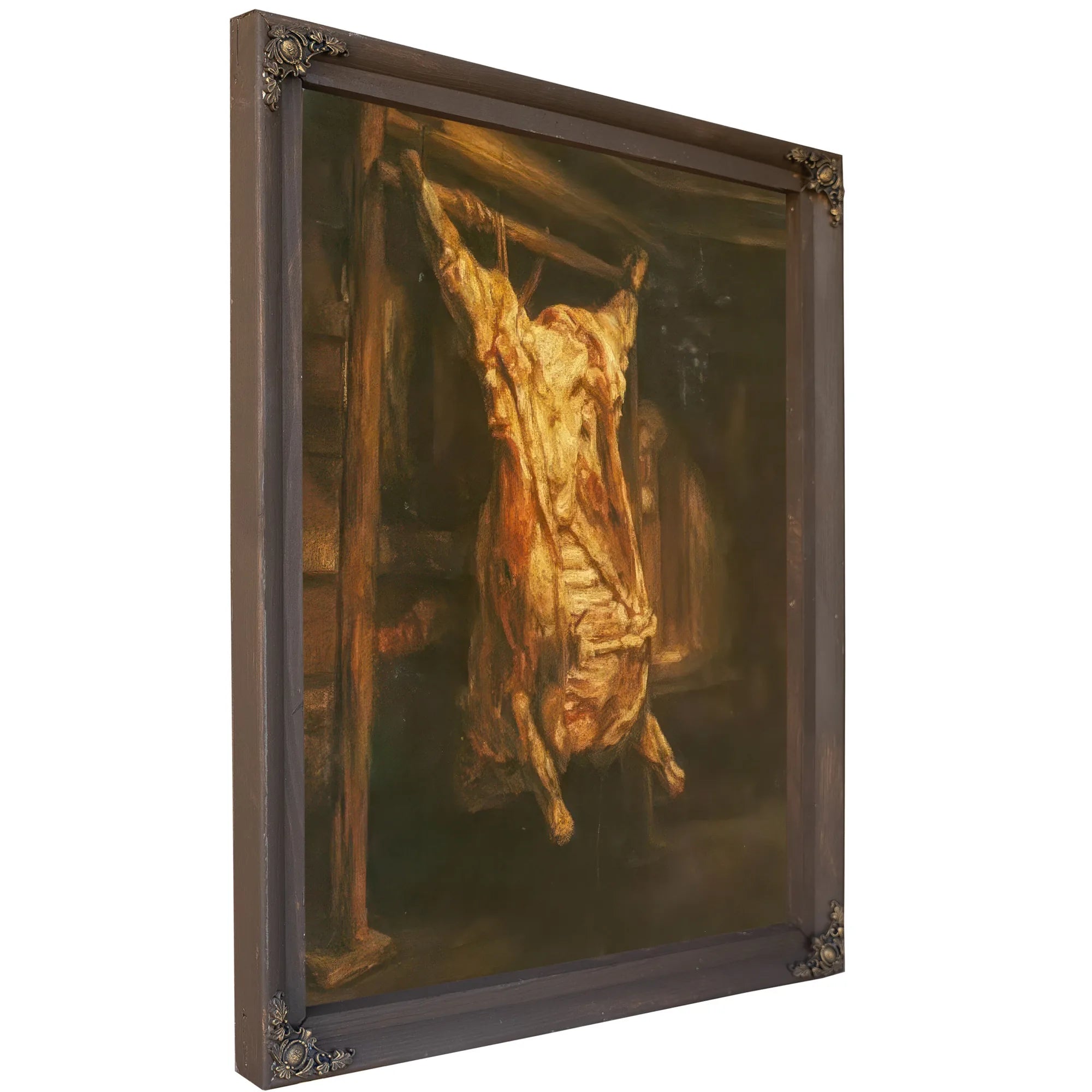 The Slaughtered Ox 1655 By Rembrandt Fine Art Print