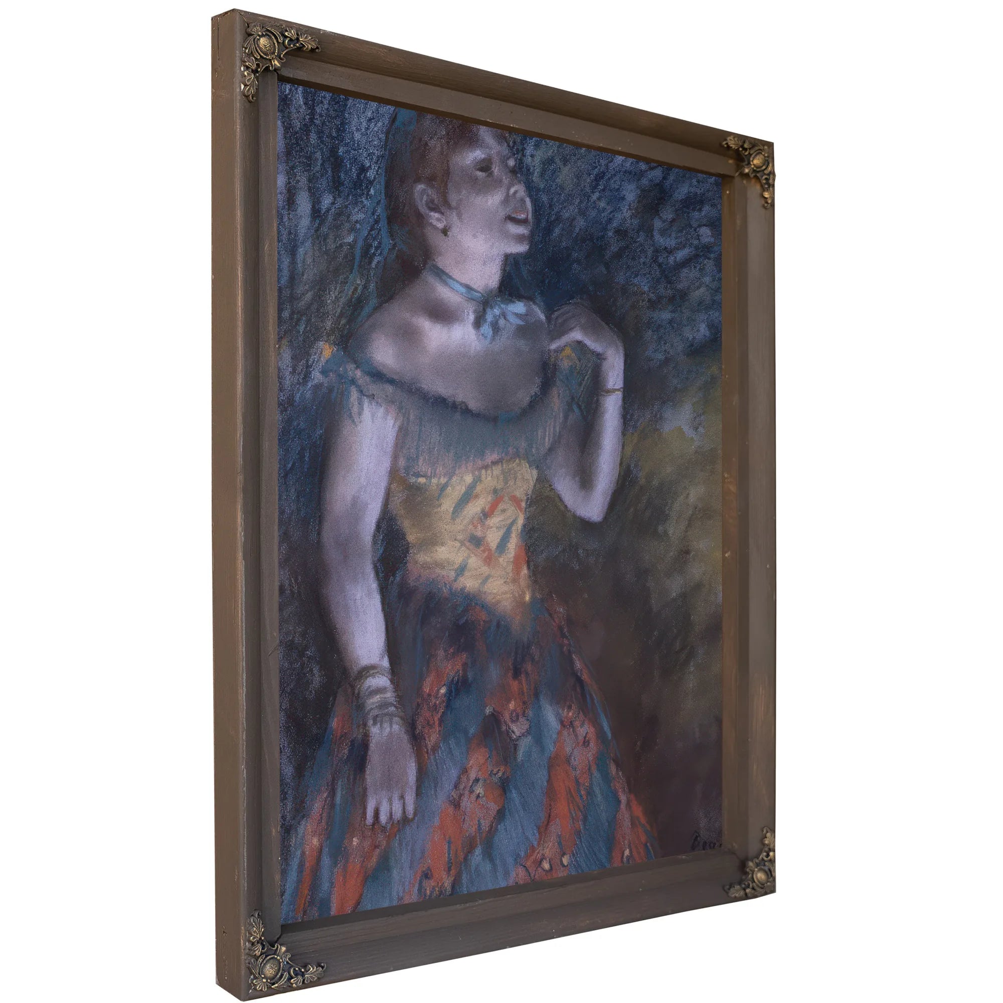 La Chanteuse Verte (The Singer In Green) By Edgar Degas Fine Art Print