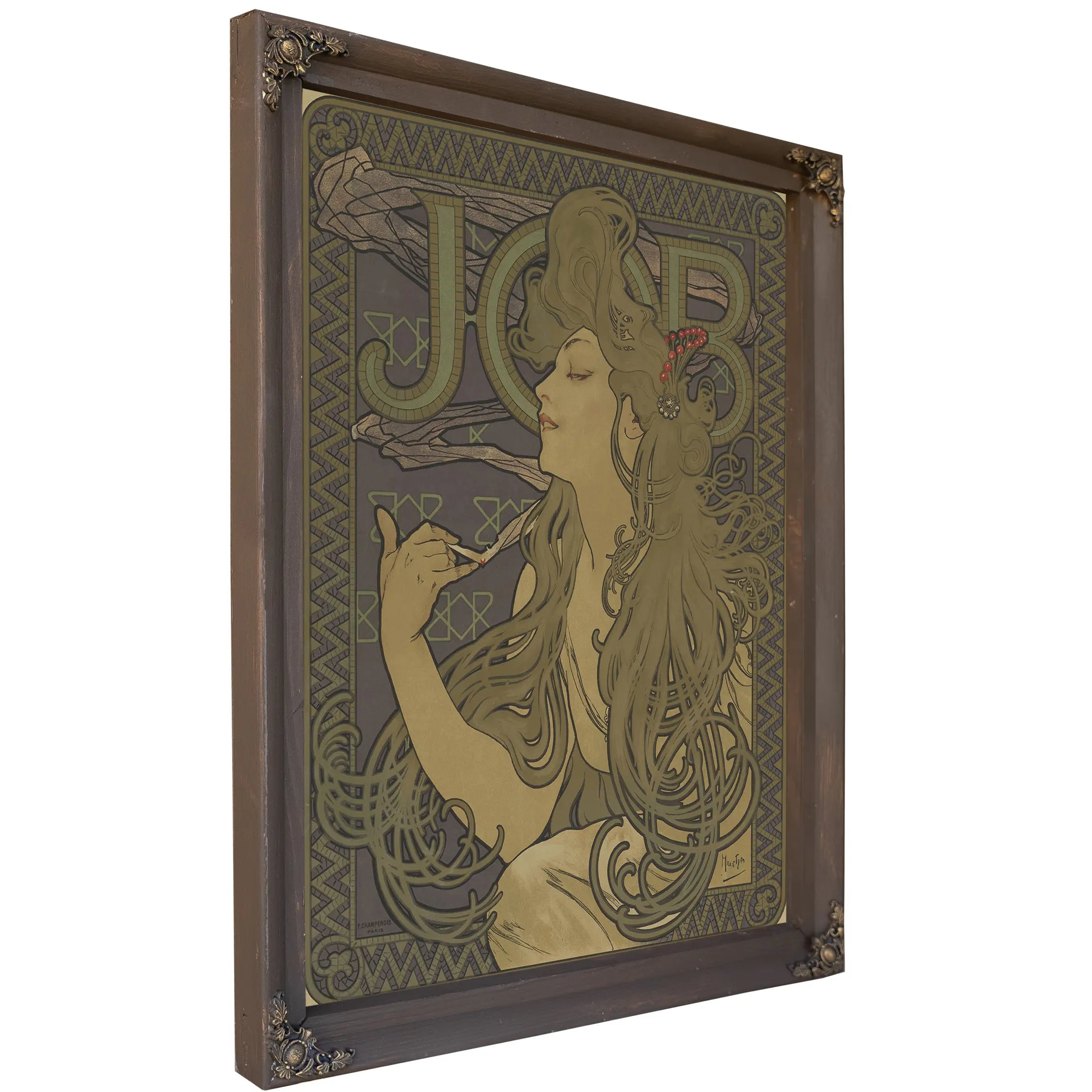 Poster For The Rolling Paper Manufactuer Job by Alphonse Mucha