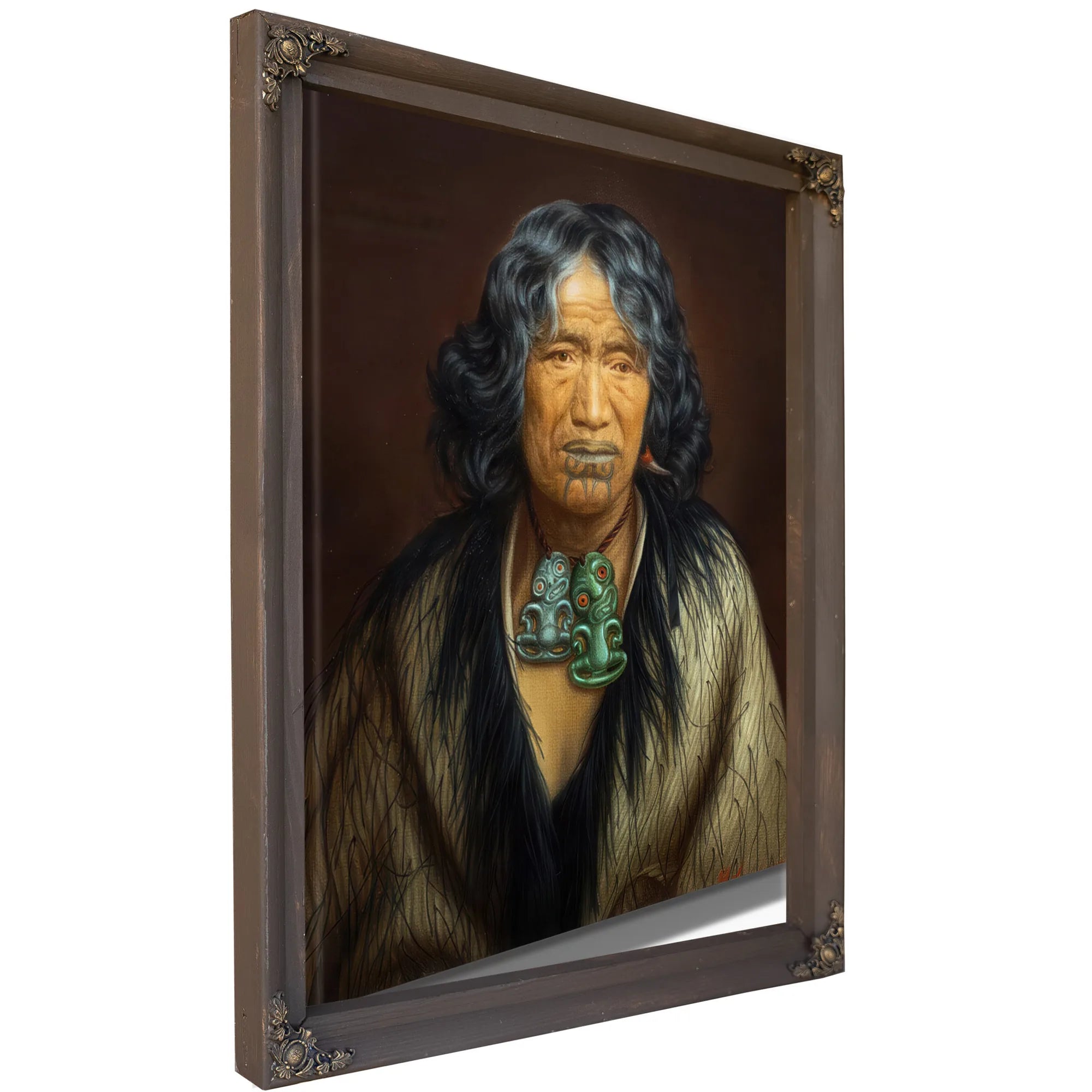 Kuinioroa Daughter Of Rangi Kopinga 1880 By Gottfried Lindauer Fine Art Print