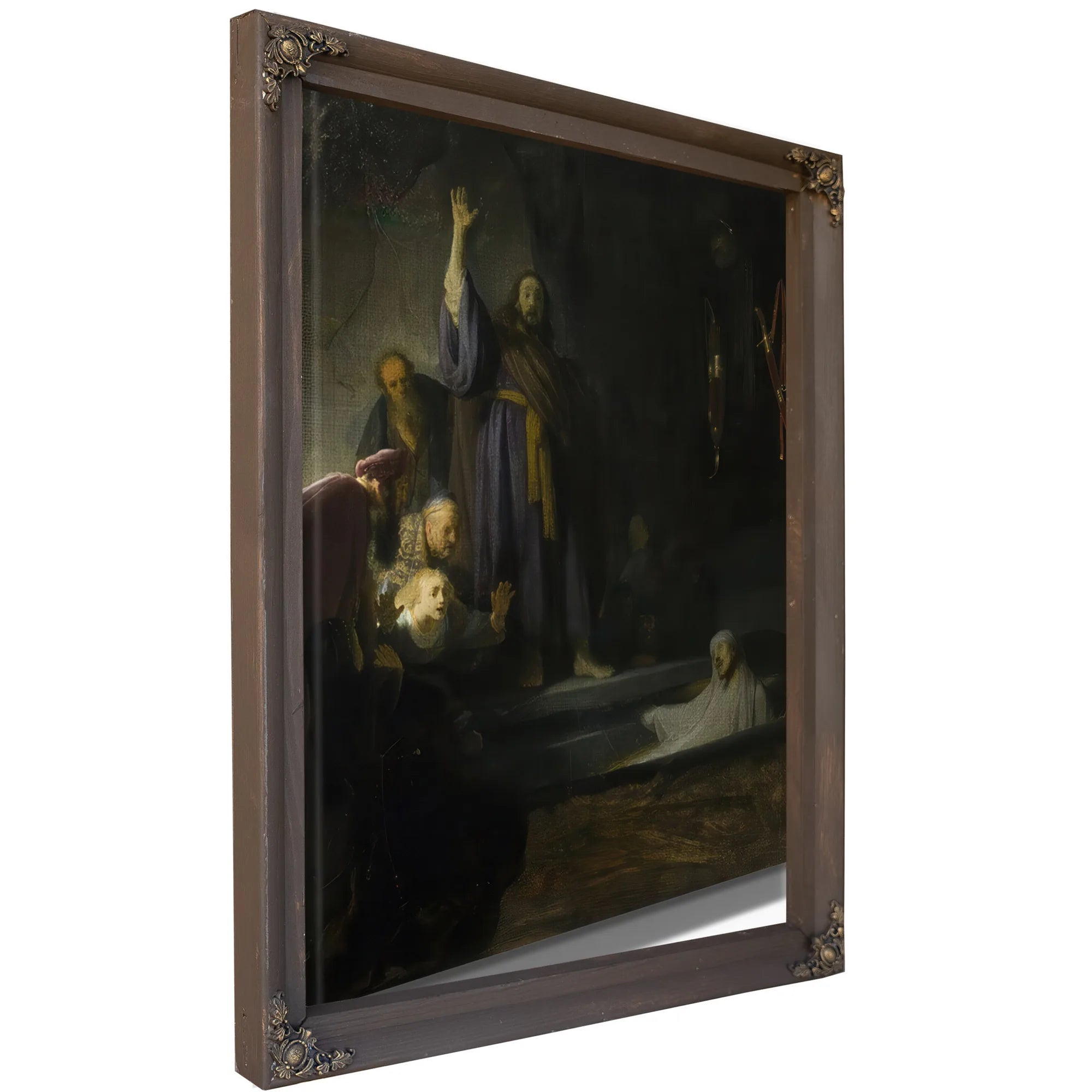 The Raising Of Lazarus By Rembrandt Fine Art Print