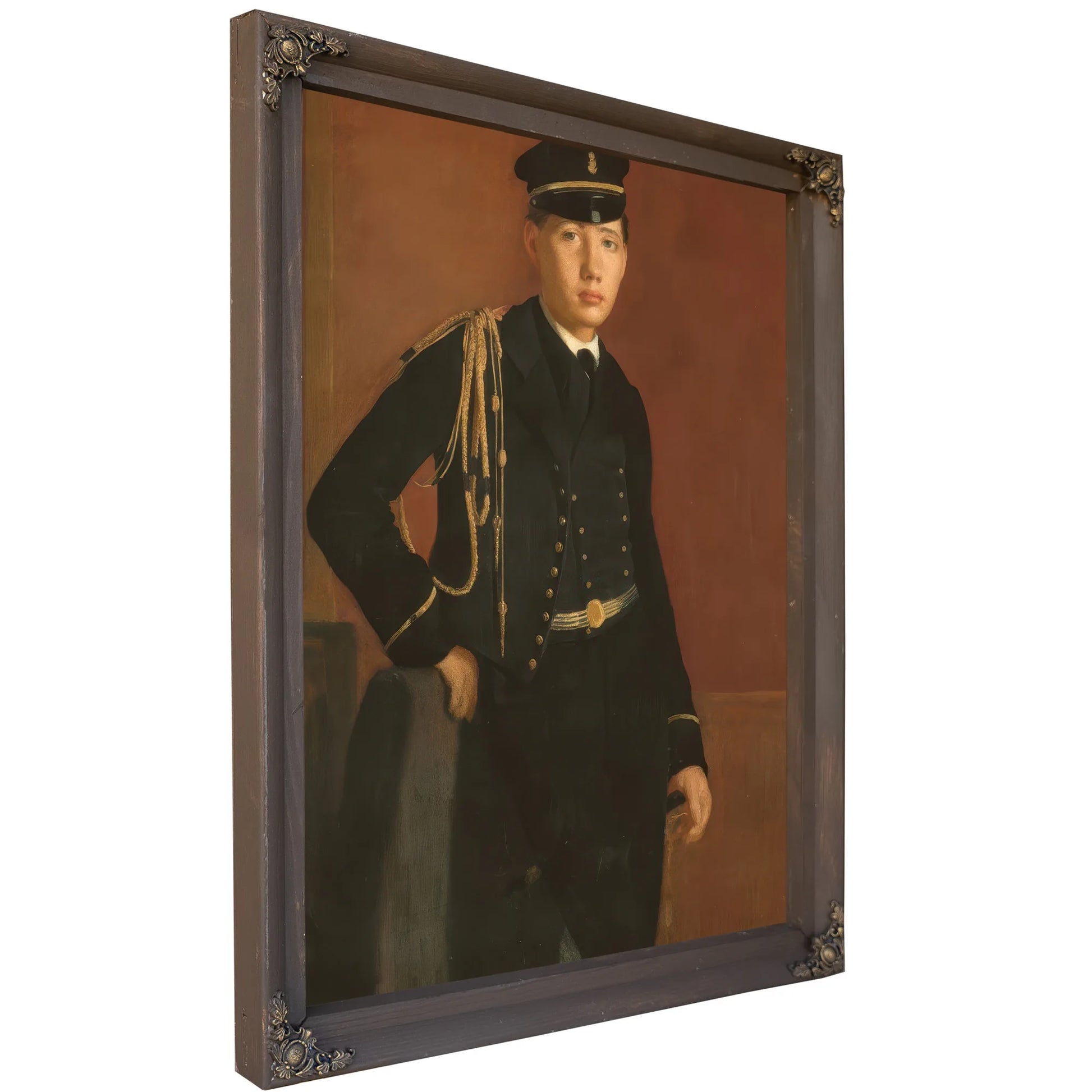 Achille De Gas In The Uniform Of A Cadet By Edgar Degas Fine Art Print