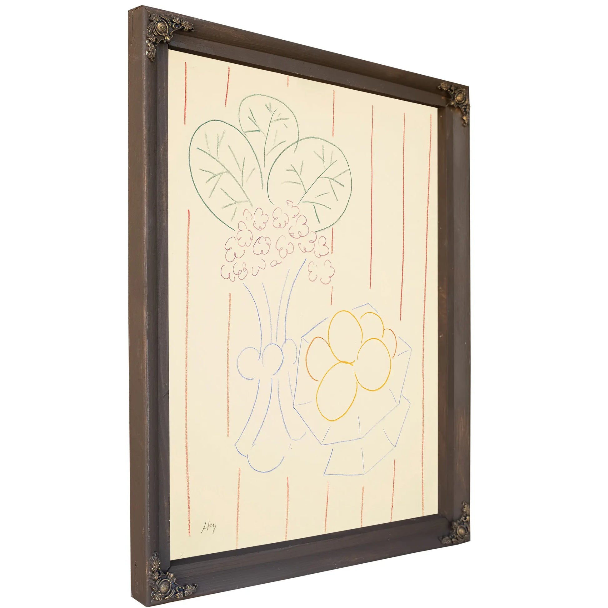 Pot De Fleurs (Fleurs Et Fruits) by Henri Matisse