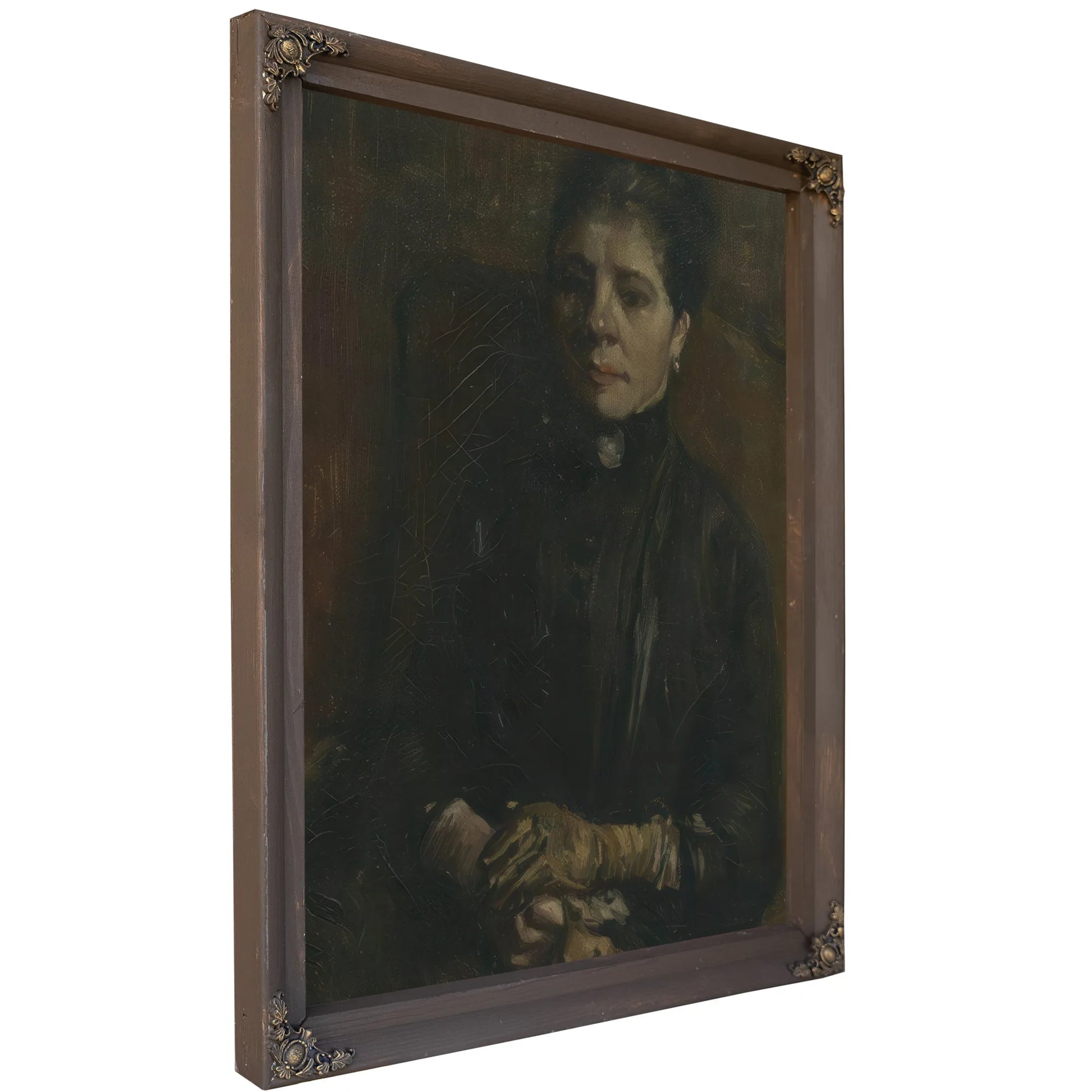 Portrait Of A Woman 2 By Vincent Van Gogh Fine Art Print