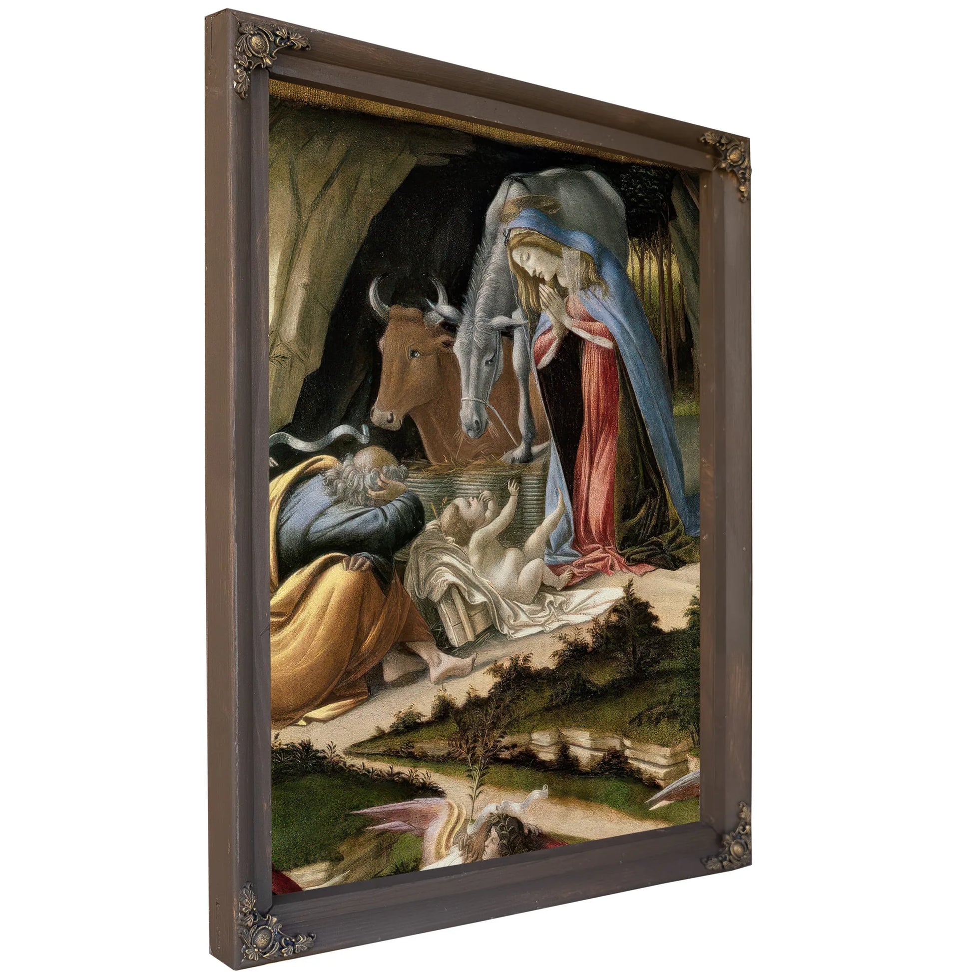 Mystic Nativity B By Sandro Botticelli Fine Art Print