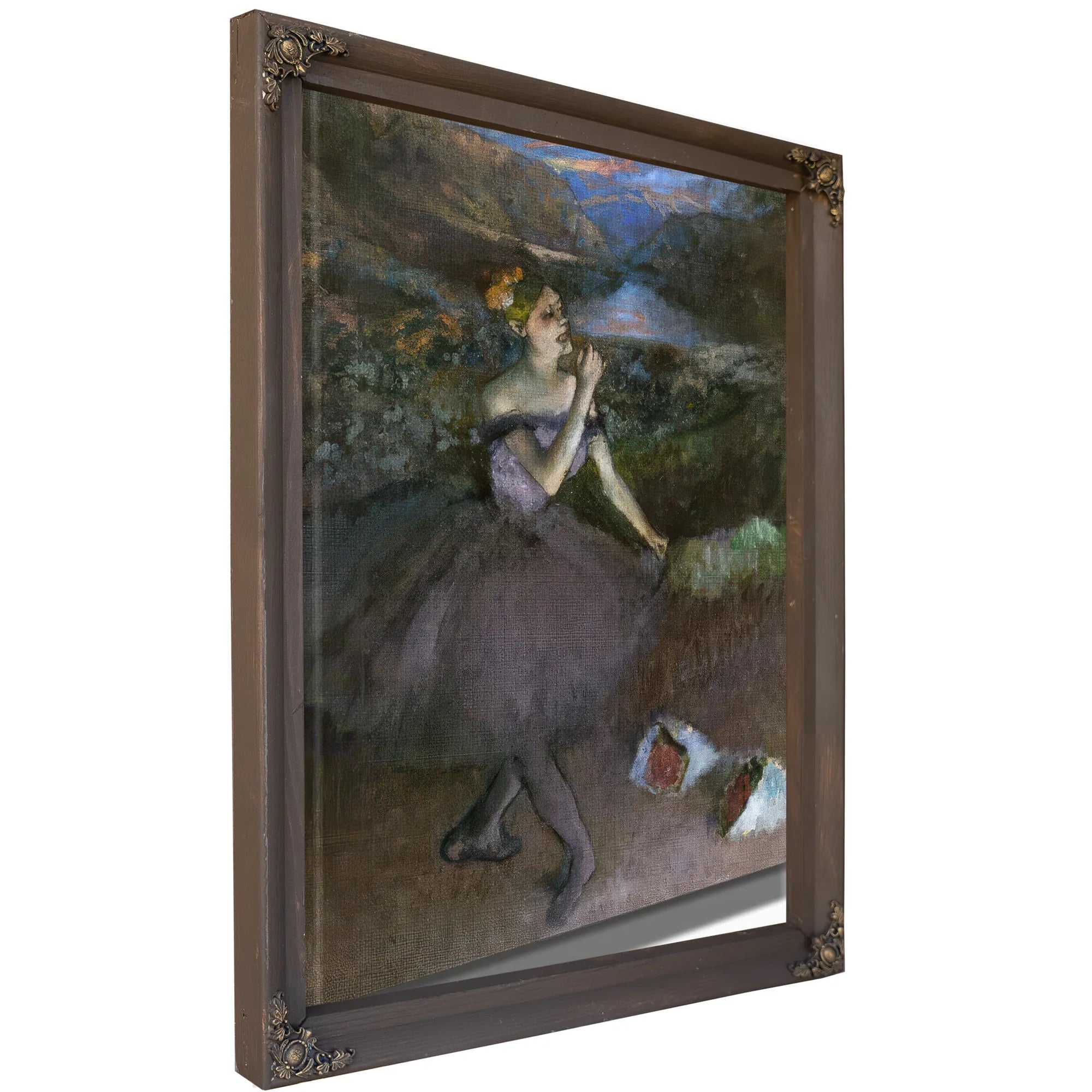 Dancer With Bouquet By Edgar Degas Fine Art Print