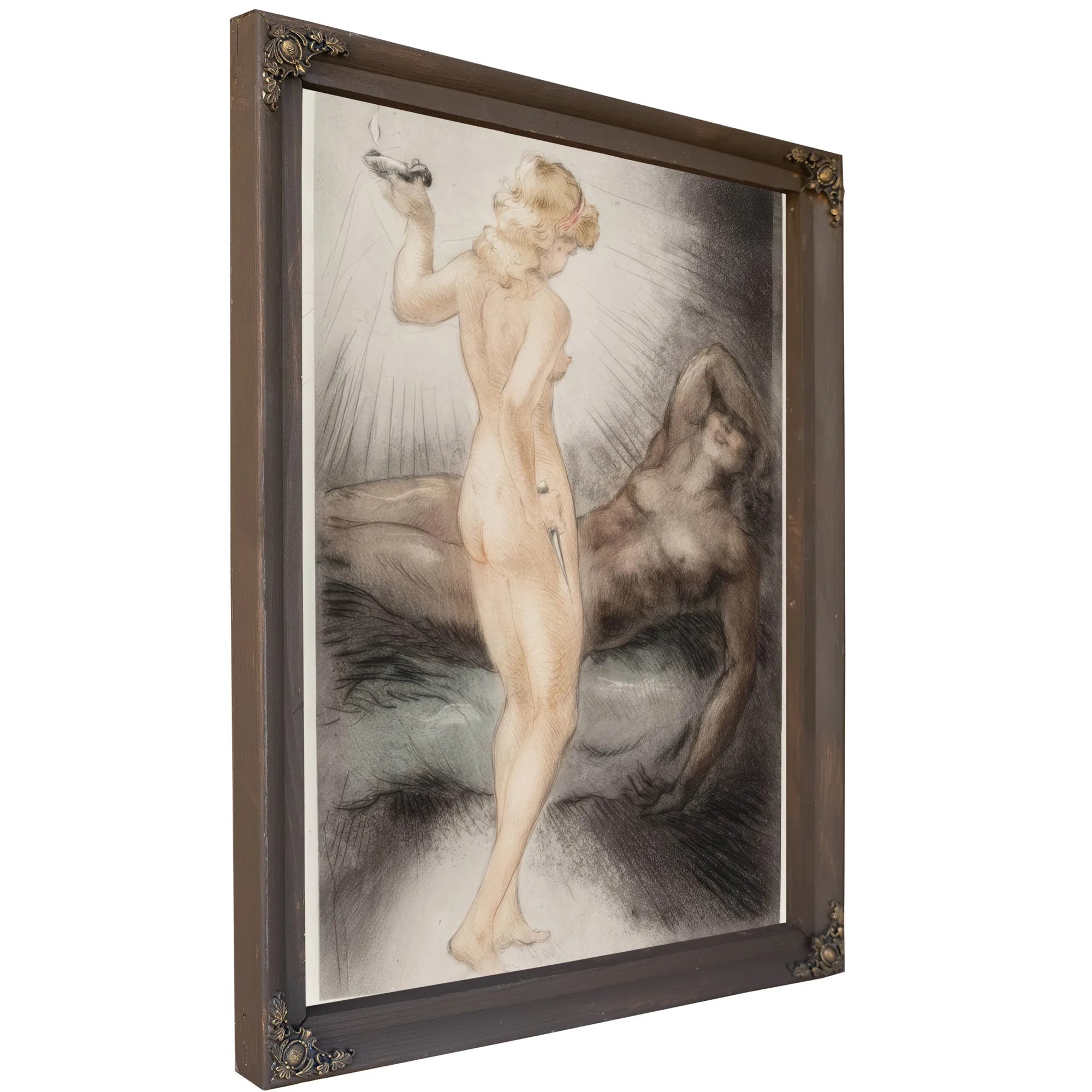 Book Plates Three Works By Louis Icart Fine Art Print