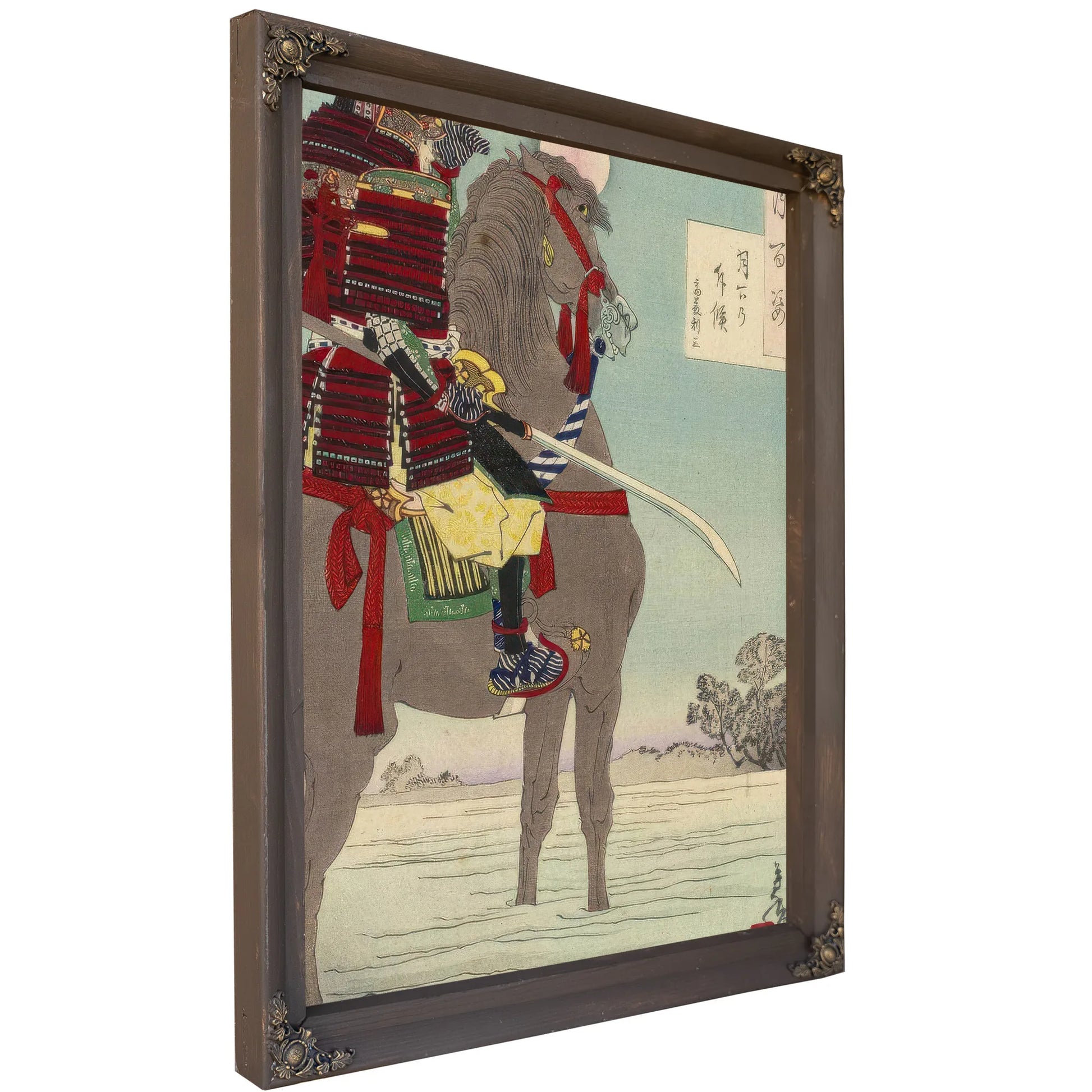 100 Aspects No 8 Moonlight Patrol 1885 By Tsukioka Yoshitoshi Fine Art Print