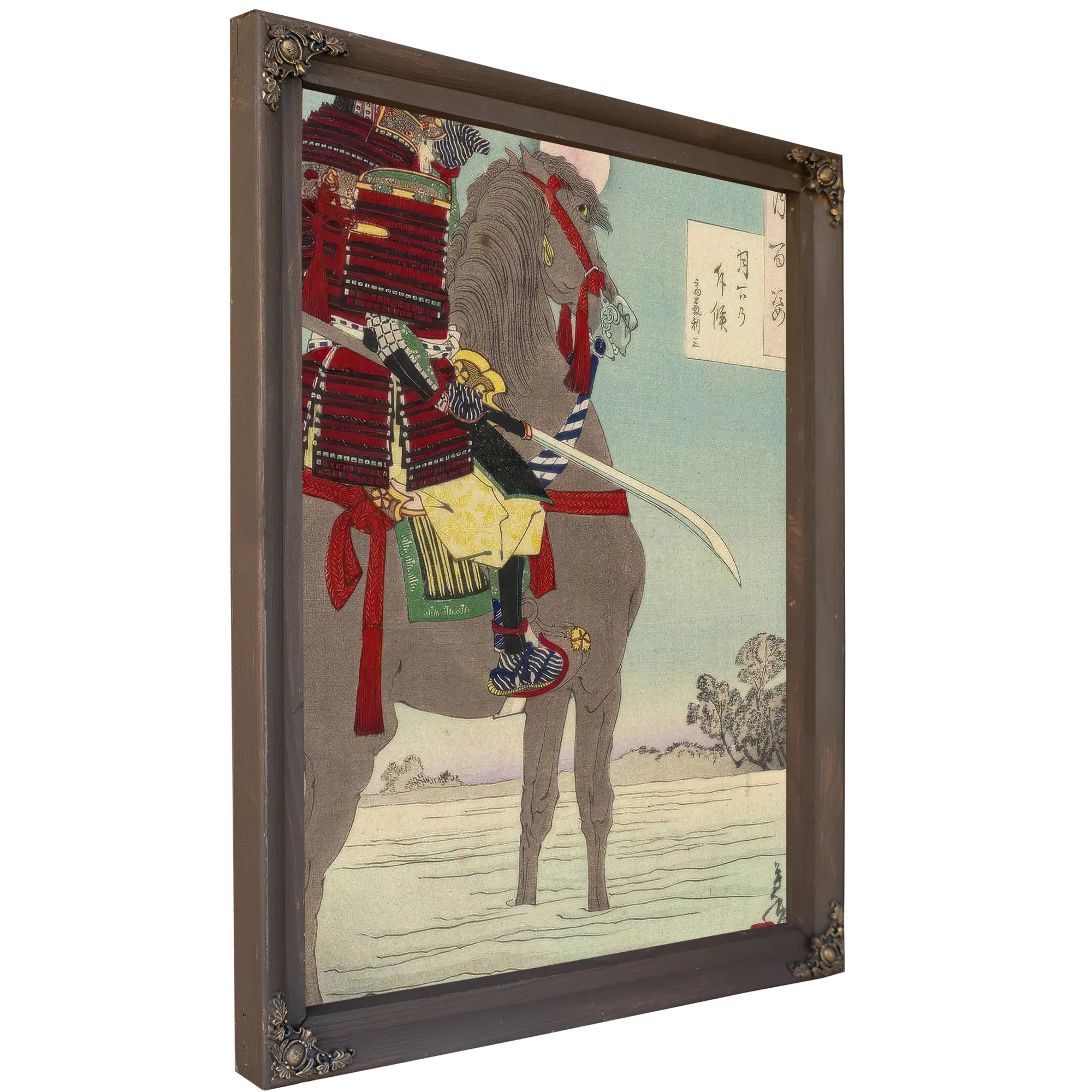 100 Aspects No 8 Moonlight Patrol 1885 By Tsukioka Yoshitoshi Fine Art Print