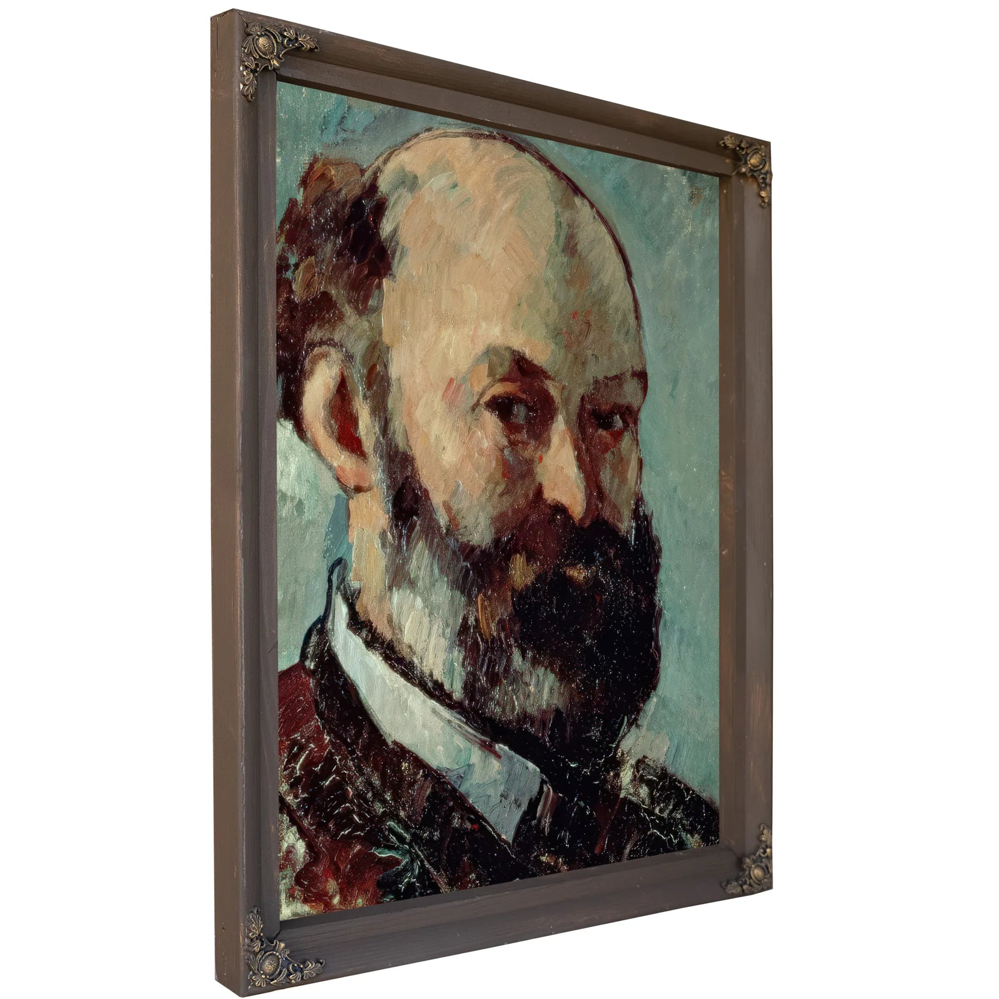 Self Portrait 6 By Paul Cezanne Fine Art Print