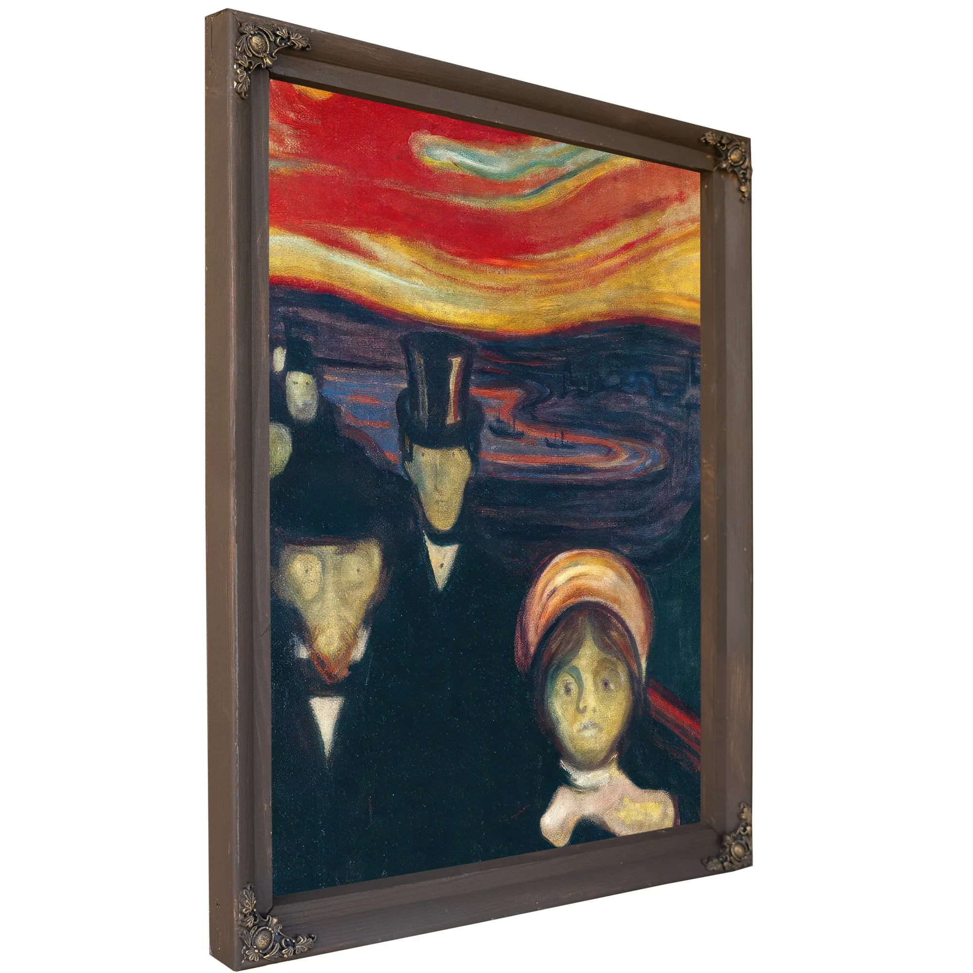 Anxiety 1894 94X74Cm Munch Museum M 515 X3000 By Edvard Munch Fine Art Print