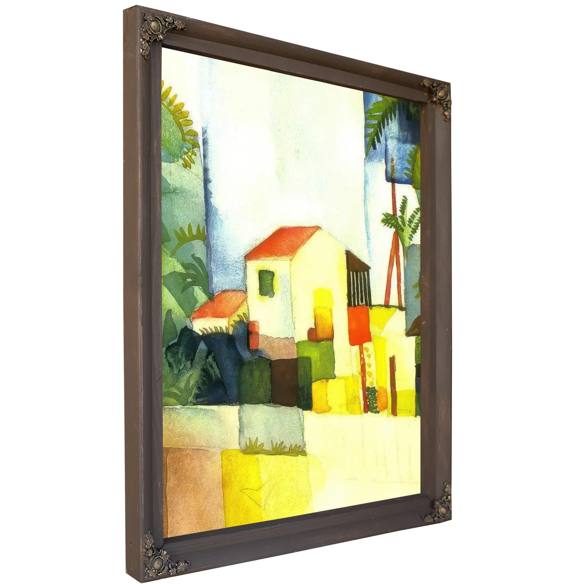 Bright House Ii By August Macke Fine Art Print