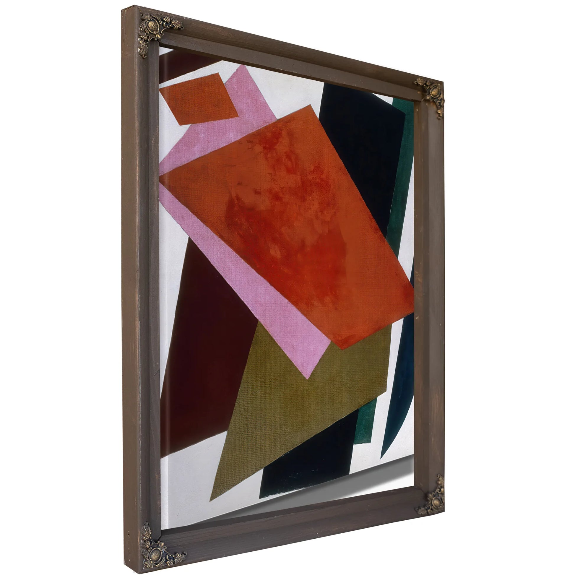 Painterly Architectonics 1917 107 X 88 Cm Krasnodar District Kovalenko Art Museum By Liubov Popova Fine Art Print
