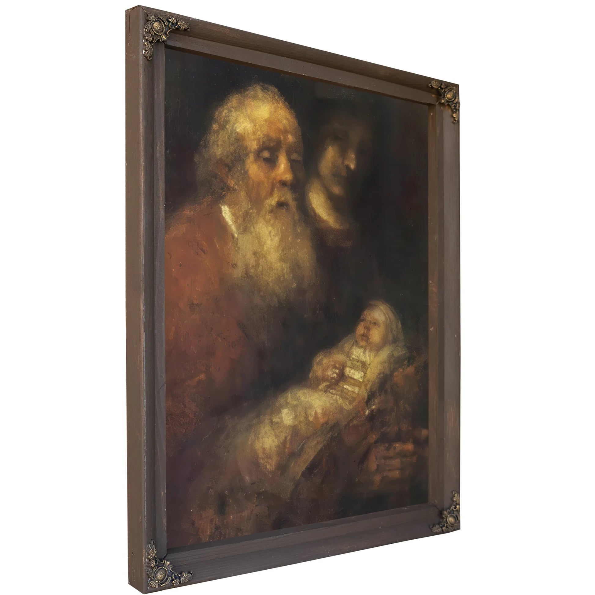 The Mystery Of The Revealed Form The Jewish Bride By Rembrandt Fine Art Print