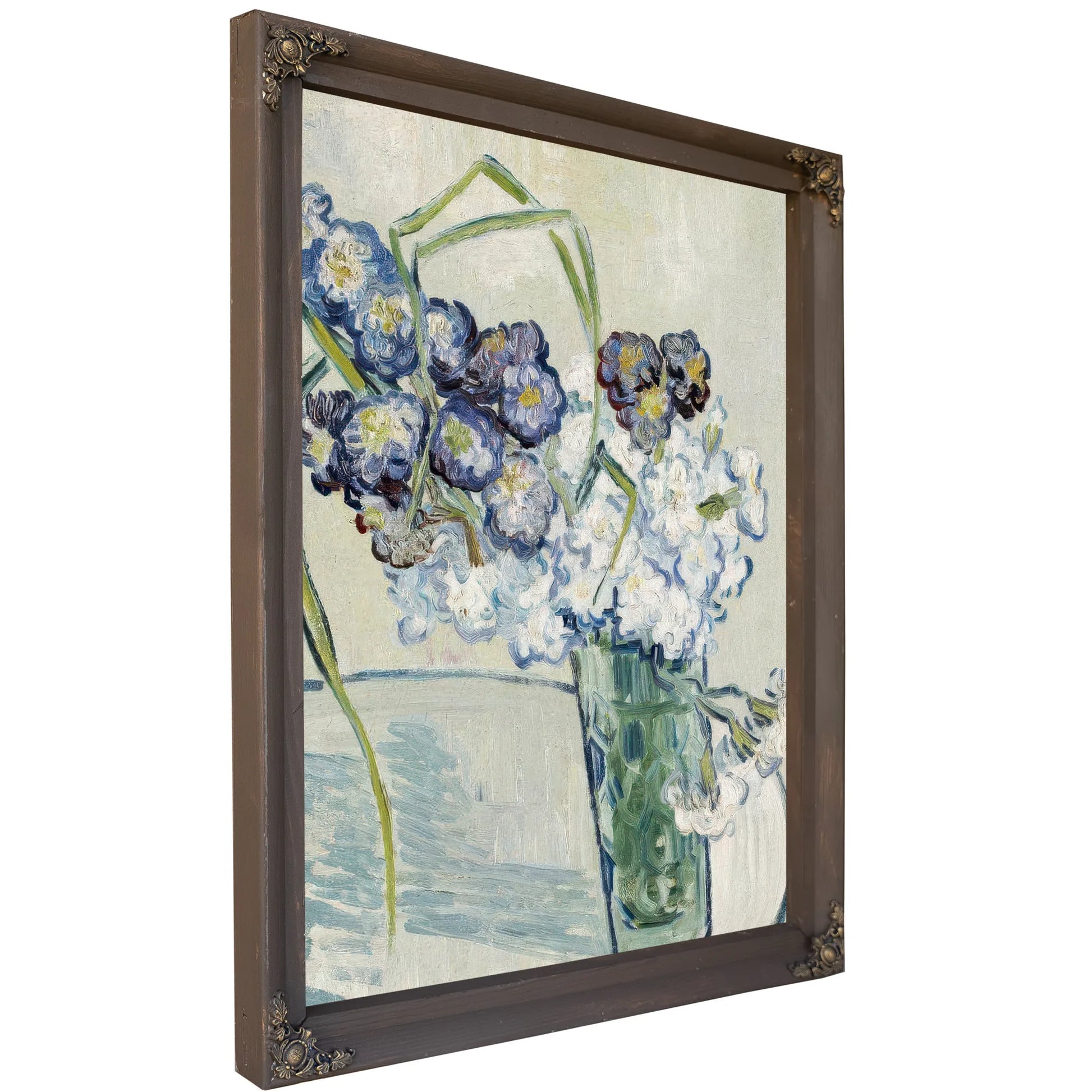 Still Life Vase Of Carnations By Vincent Van Gogh Fine Art Print