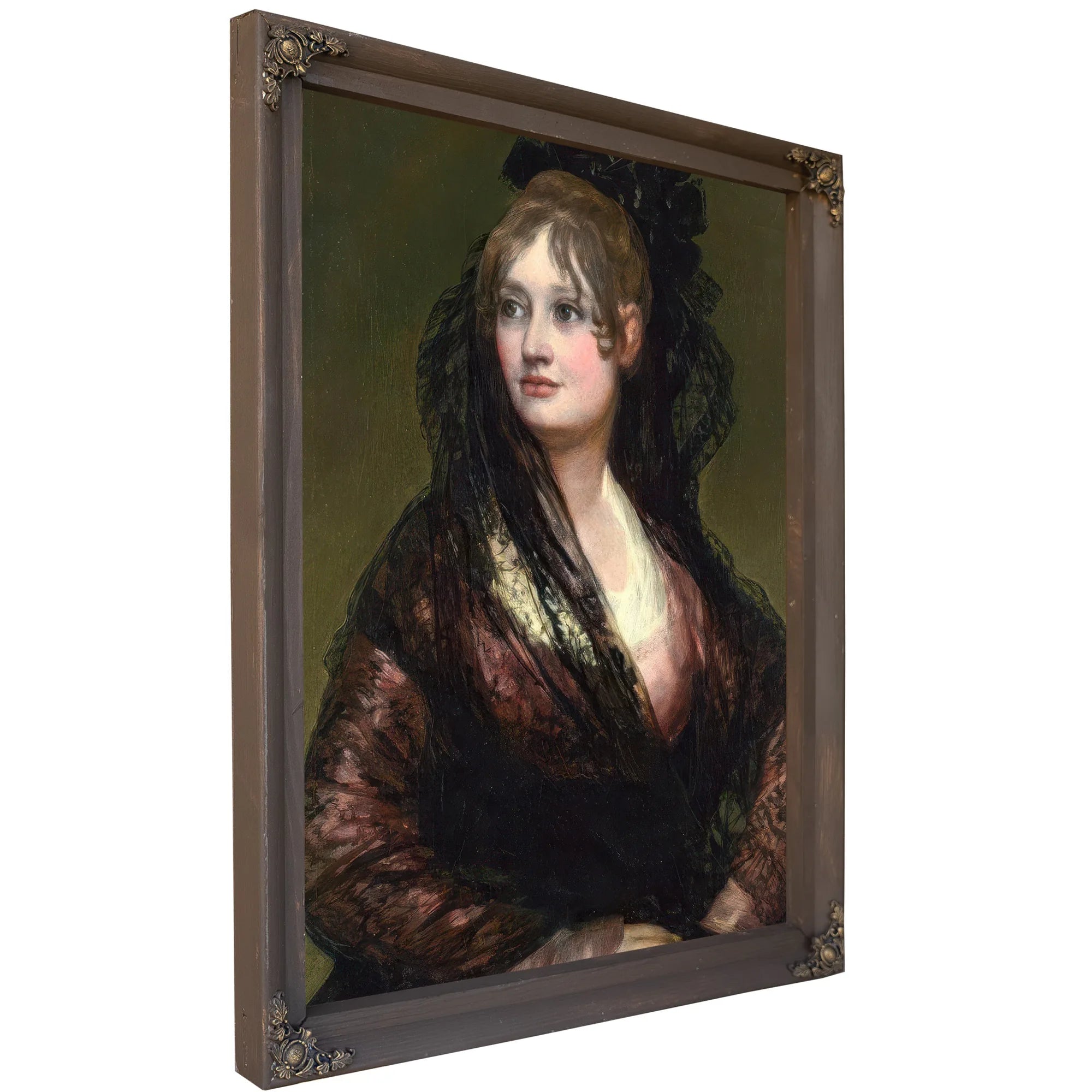 Dona Isabel De Porcel By Francisco De Goya Fine Art Print
