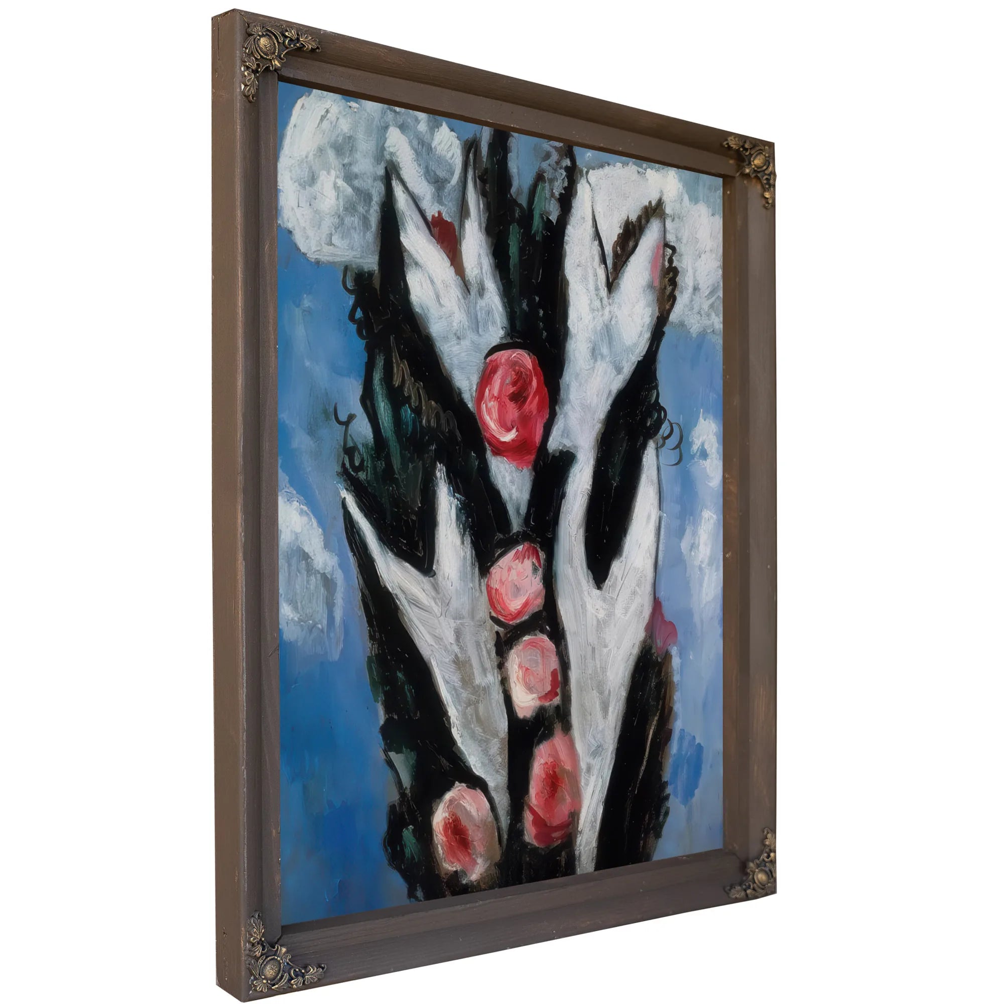 Roses By Marsden Hartley Fine Art Print