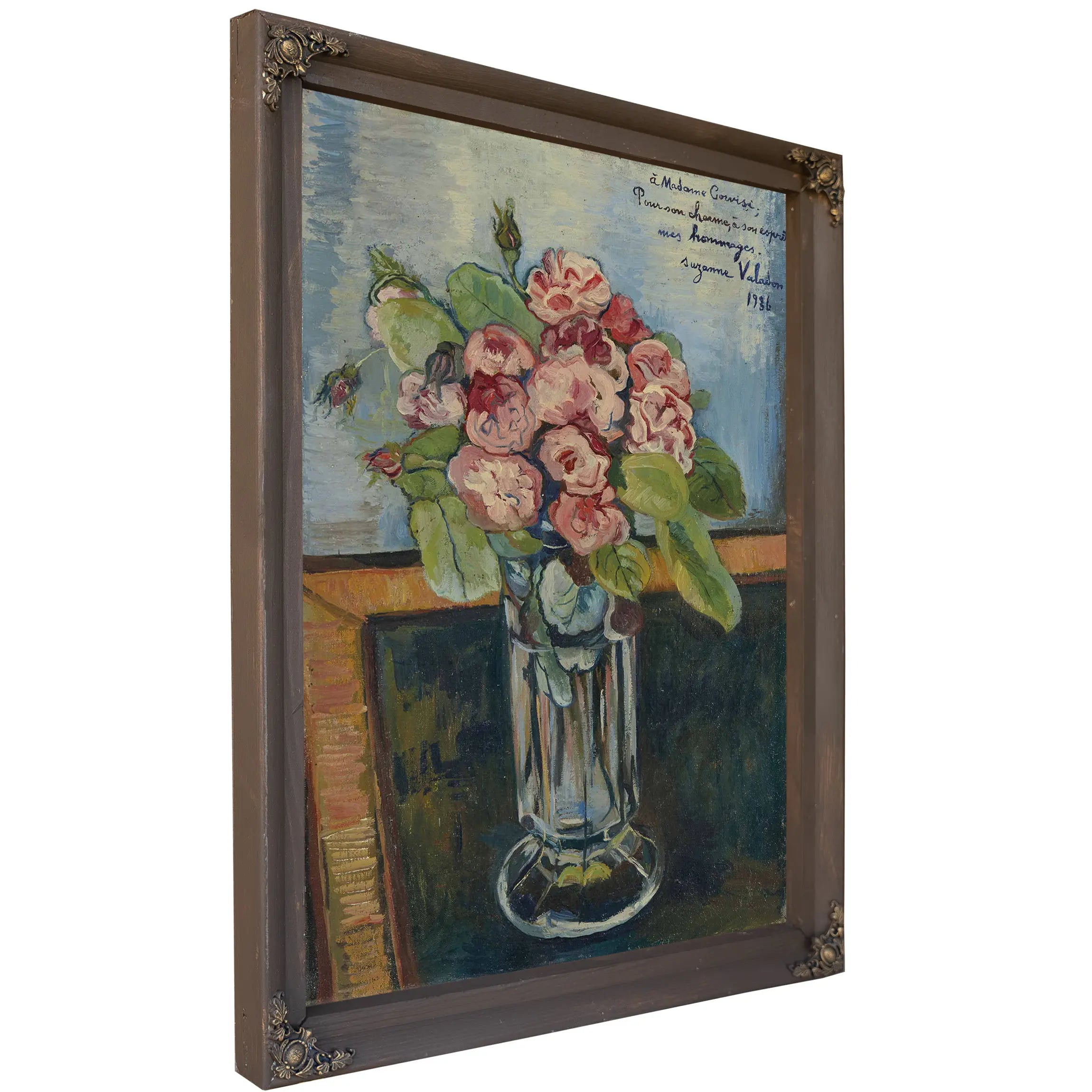 Bouquet De Roses 1936 by Suzanne Valadon