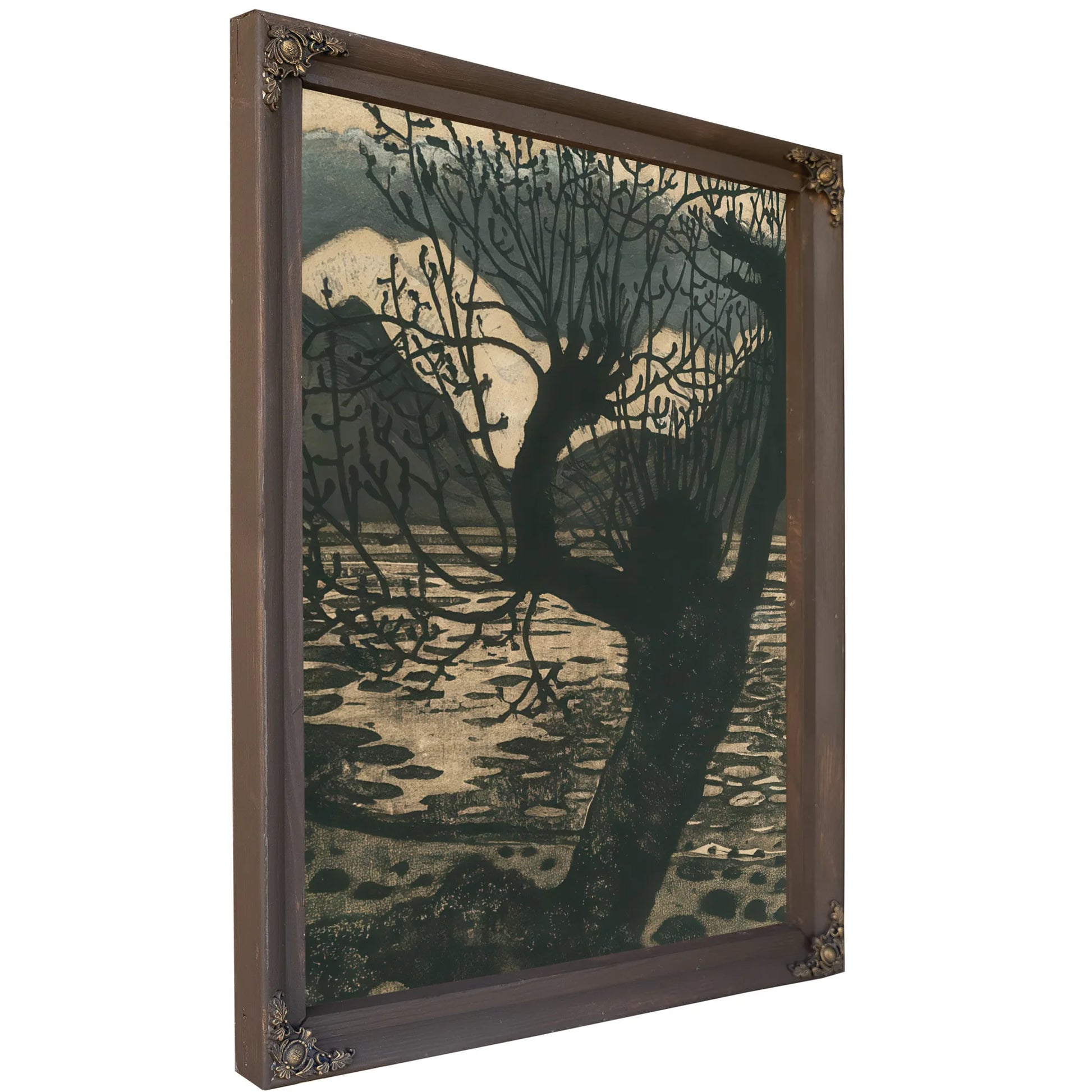 Spring Night And Willow 2 By Nicolai Astrup Fine Art Print