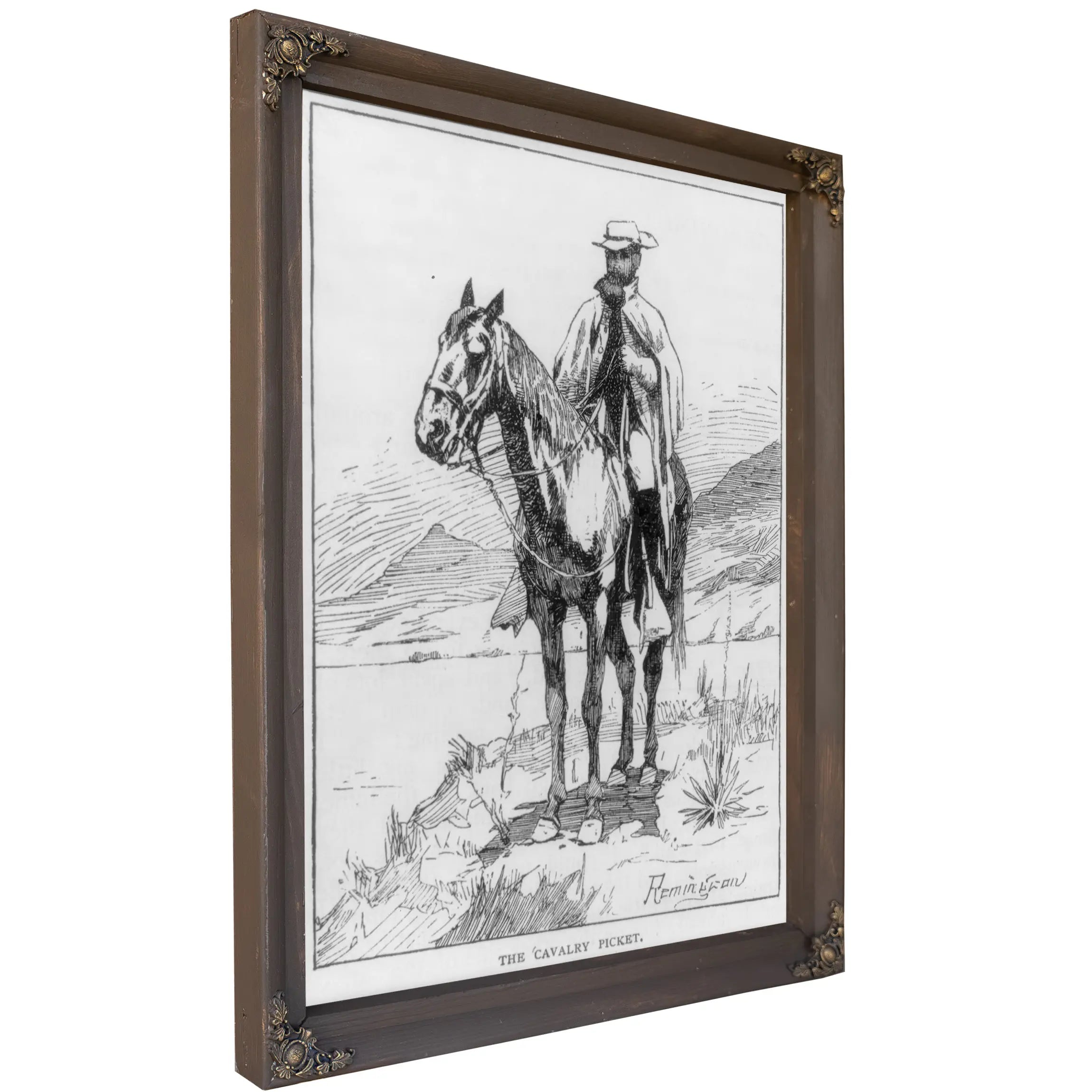 The Cavalry Picket Lccn  by Frederic Remington