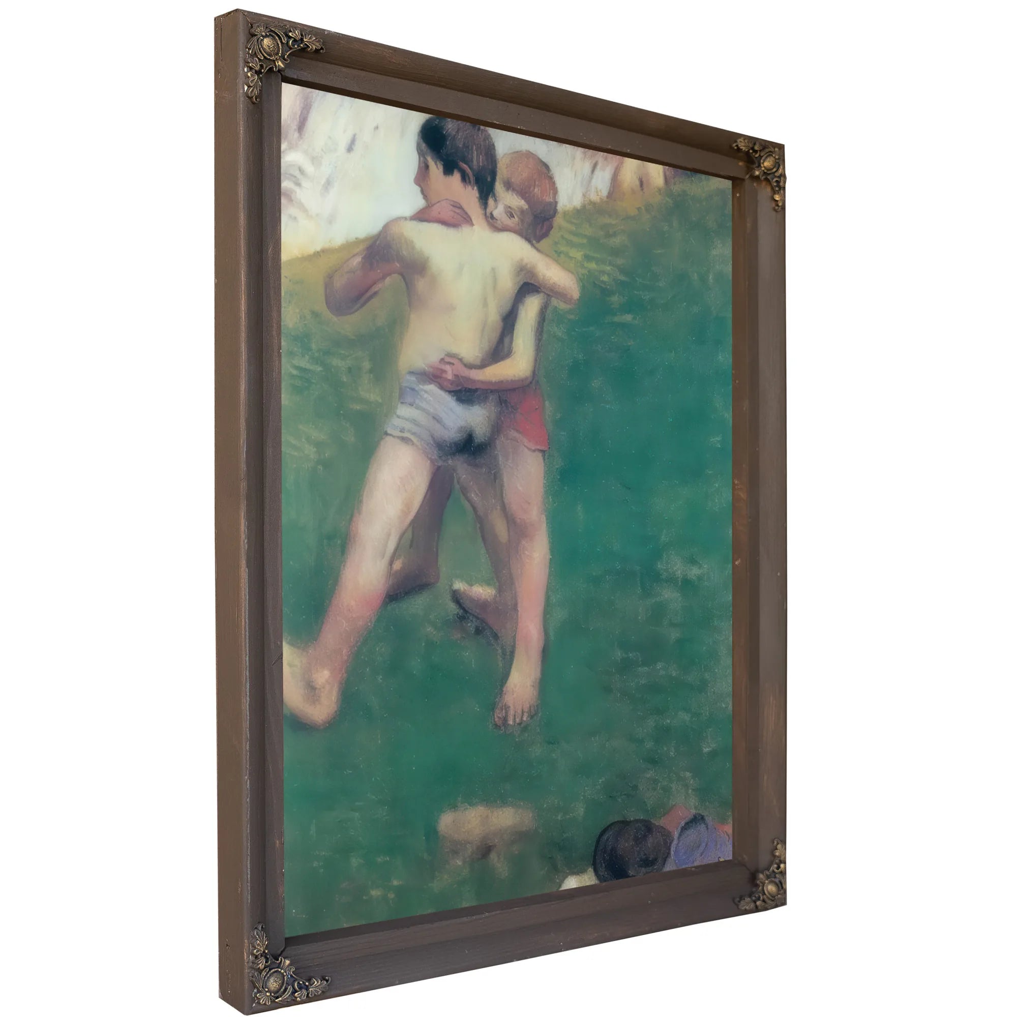 Fighting Children By Paul Gauguin Fine Art Print