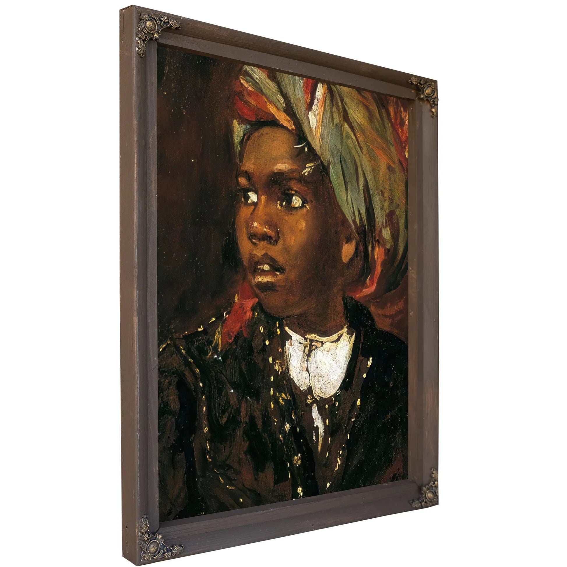 Study Of A Black Boy By William Etty Fine Art Print