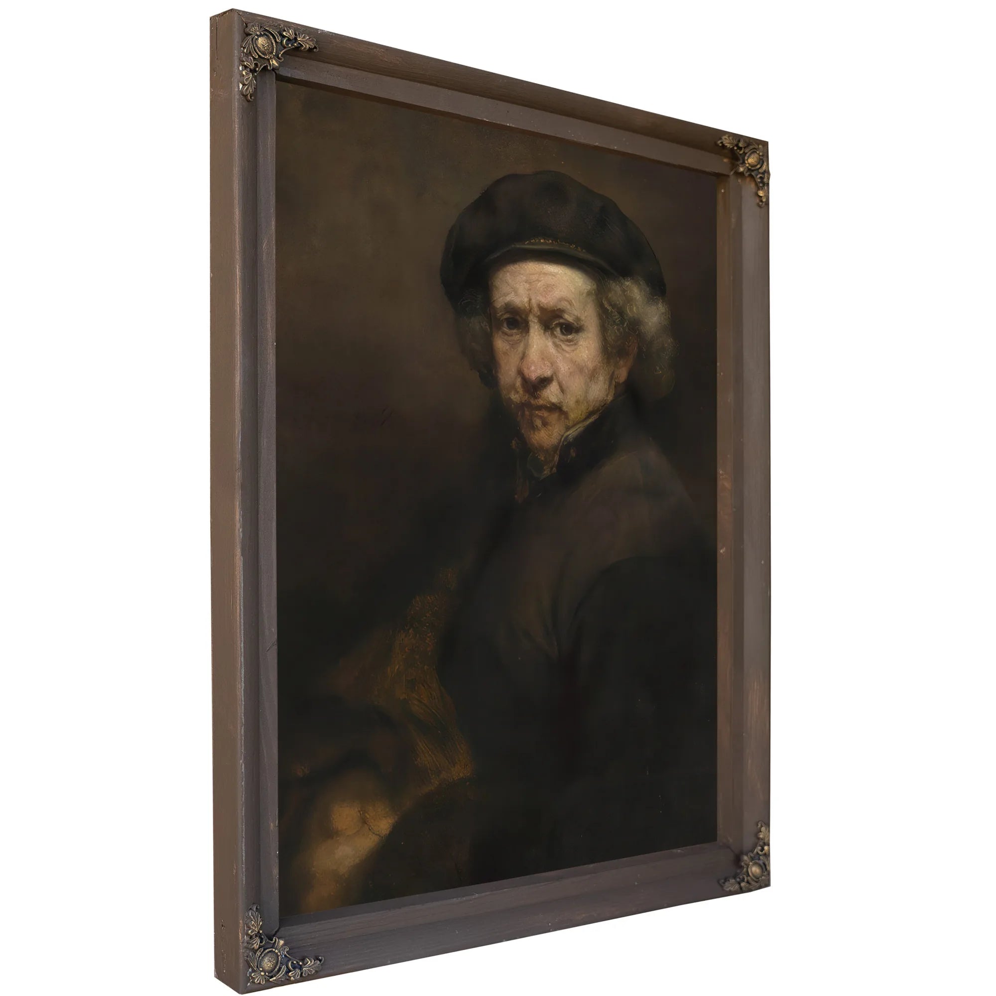 Self Portrait, 1661 By Rembrandt Fine Art Print
