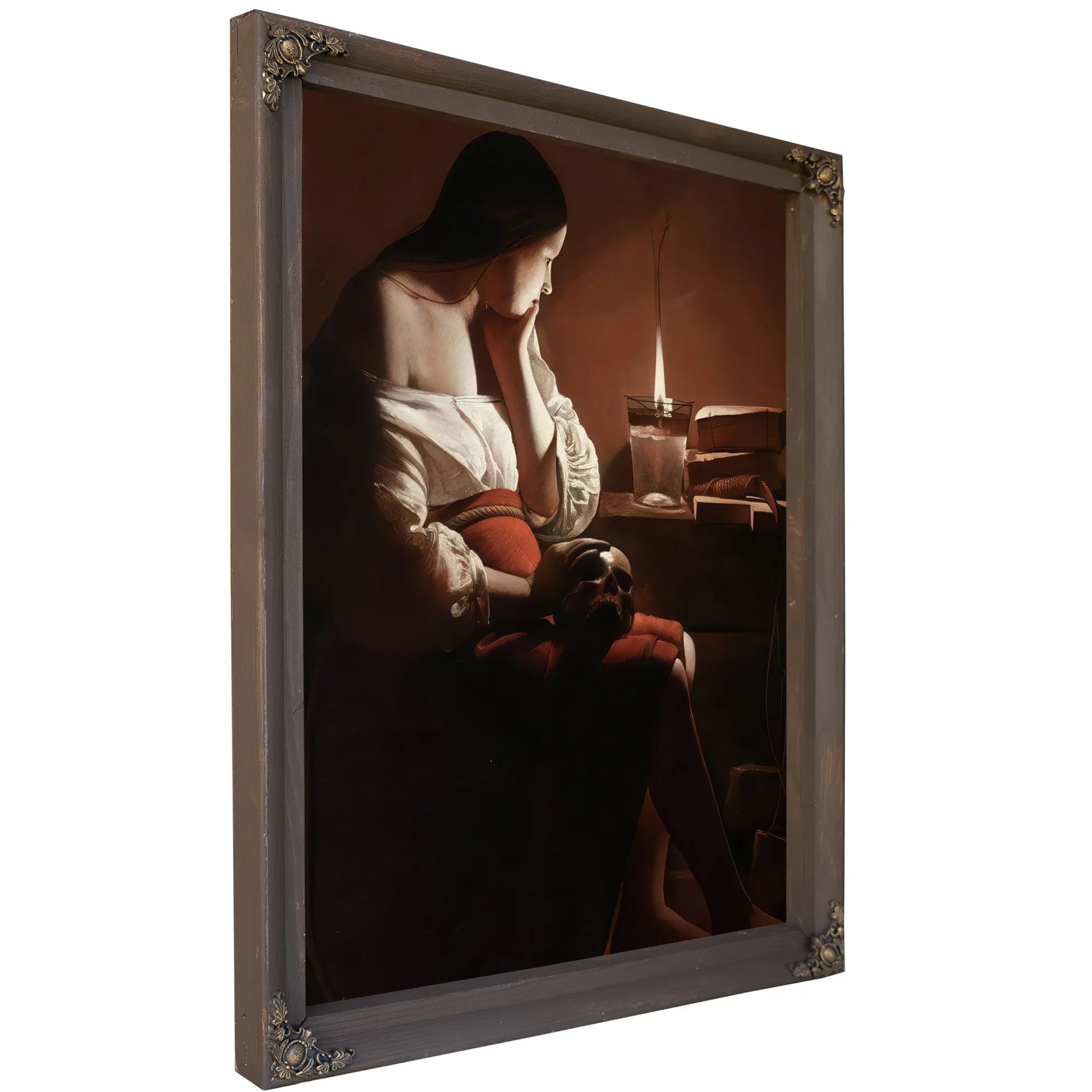 The Magdalene With The Smoking Flame 1640 By Georges De La Tour Fine Art Print