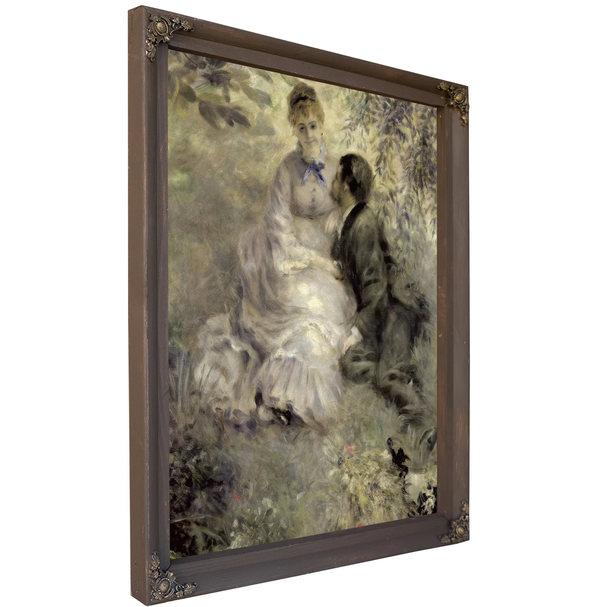The Lovers By Pierre Auguste Renoir Fine Art Print