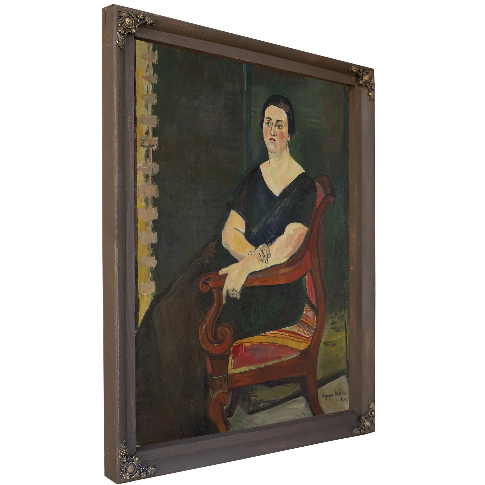 Portrait De Madame Germaine Eisenmann by Suzanne Valadon
