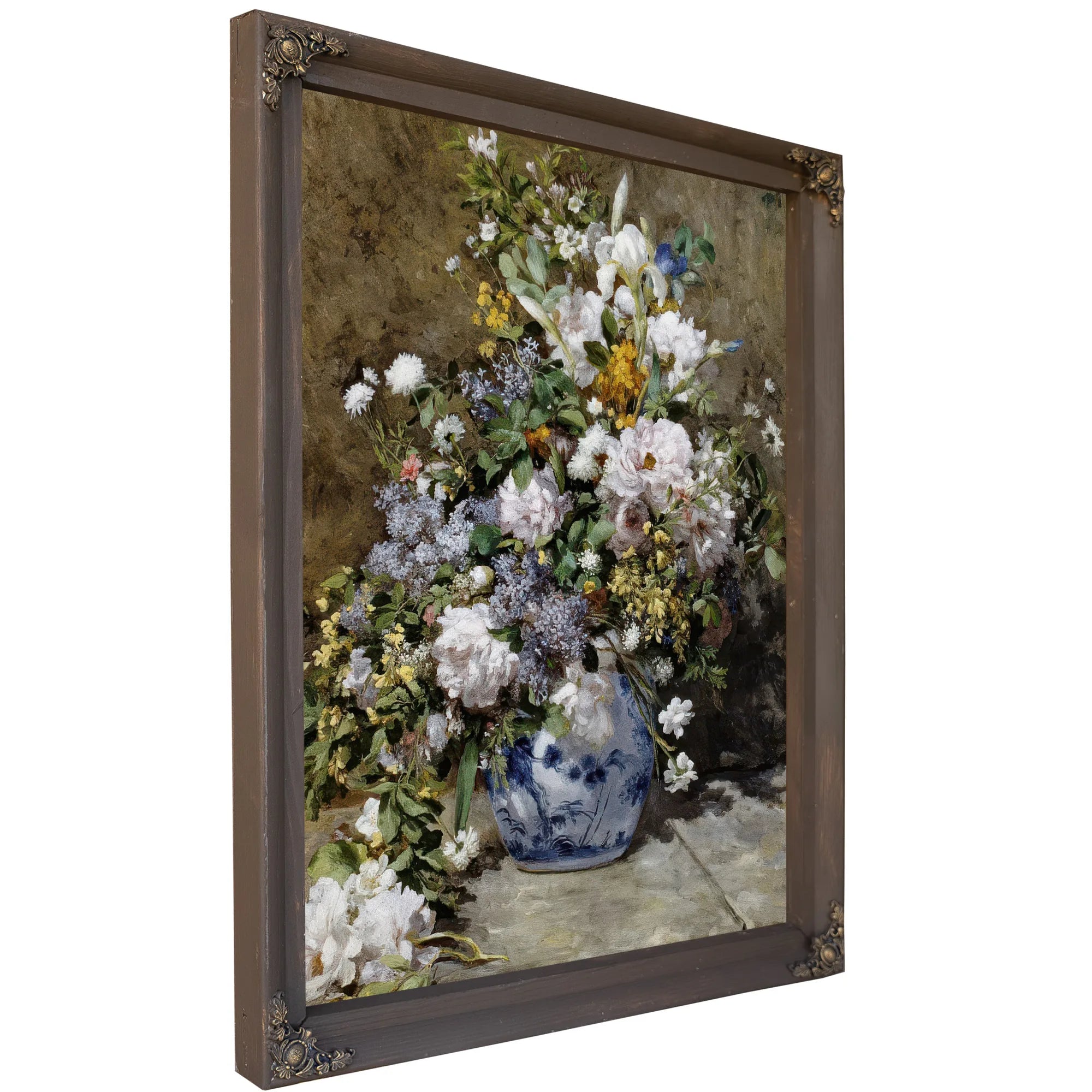 Spring Bouquet By Pierre Auguste Renoir Fine Art Print
