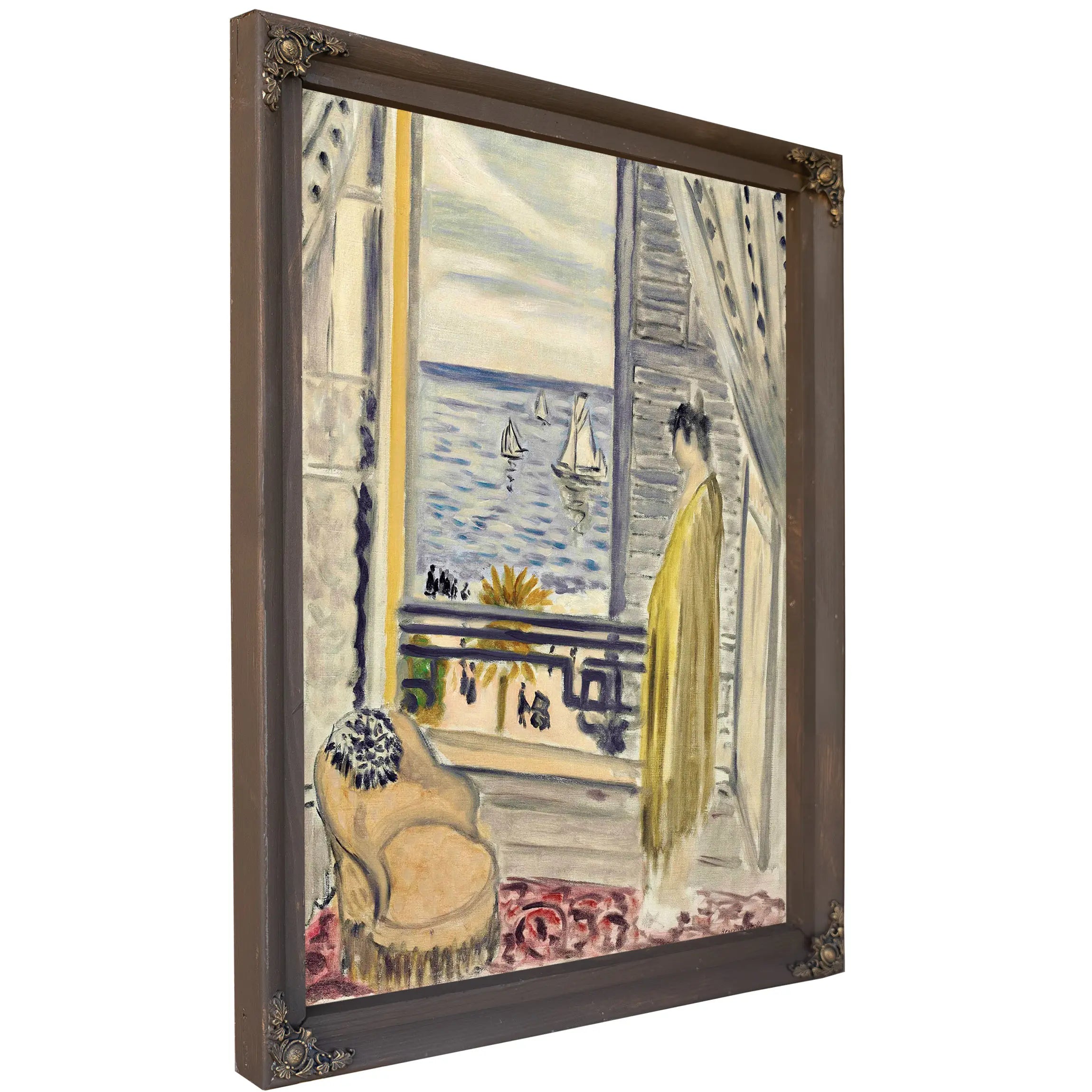 Interior At Nice (Woman At The Window) by Henri Matisse