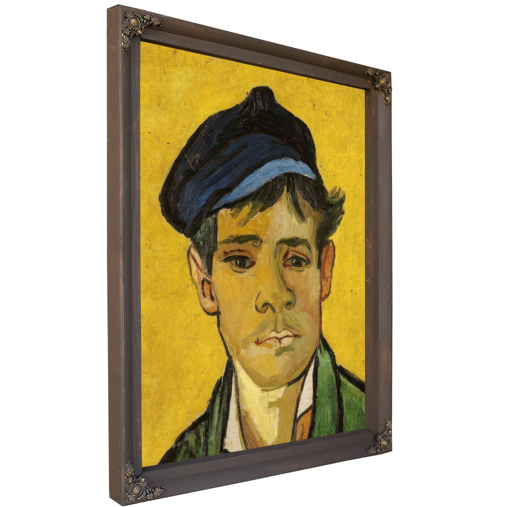 Young Man With A Hat By Vincent Van Gogh Fine Art Print