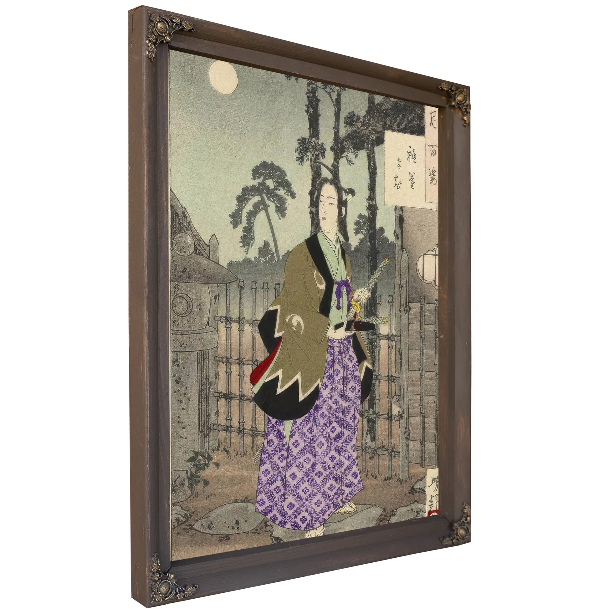 The Gion District 1885 By Tsukioka Yoshitoshi Fine Art Print