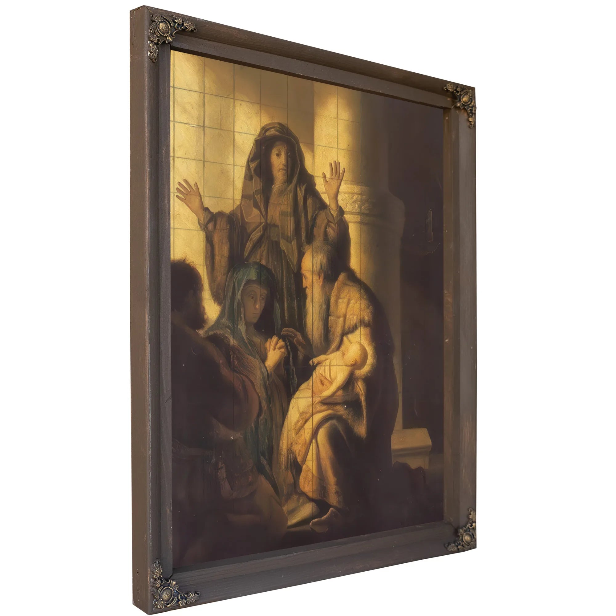 The Presentation Of Jesus In The Temple By Rembrandt Fine Art Print