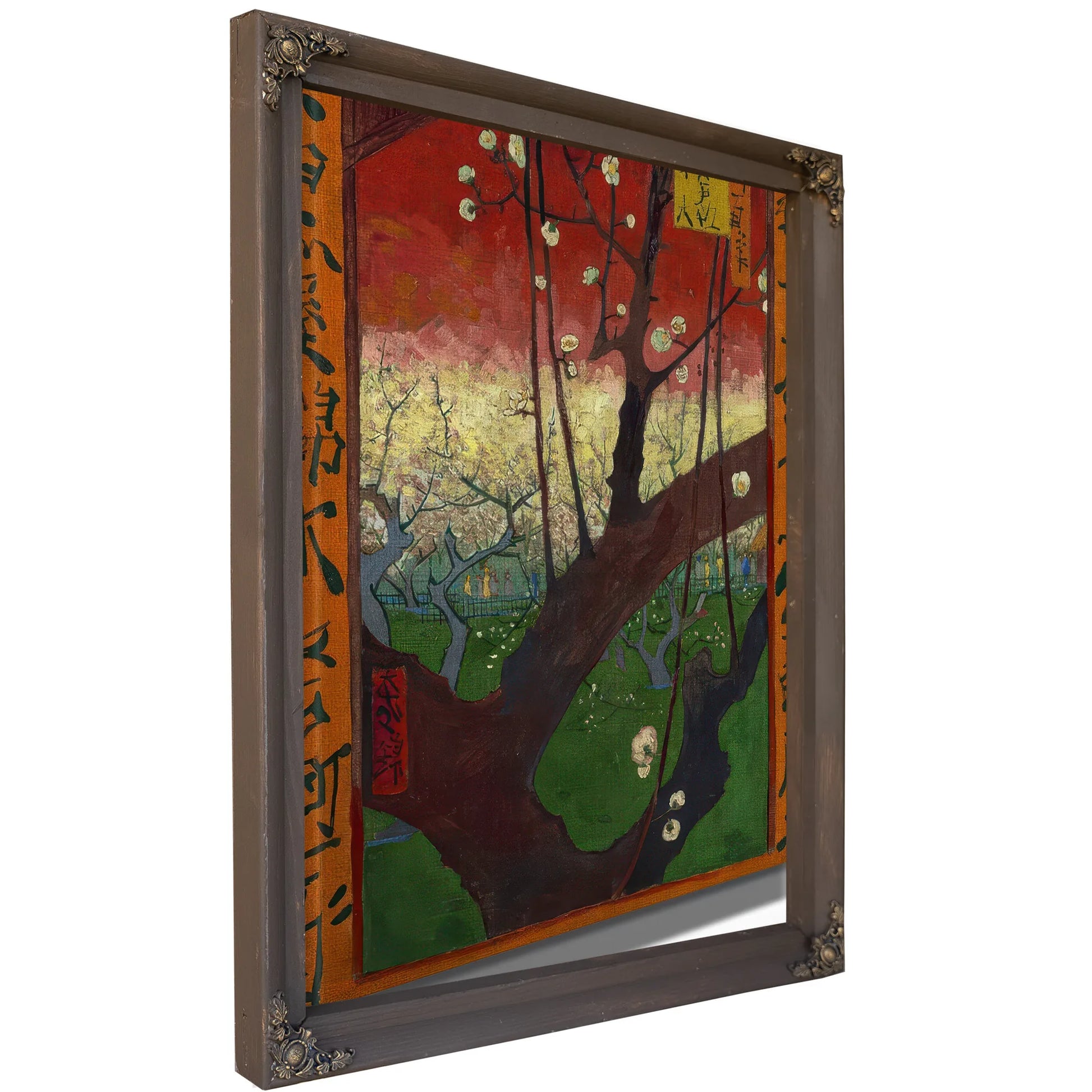 Flowering Plum Orchard After Hiroshige By Vincent Van Gogh Fine Art Print