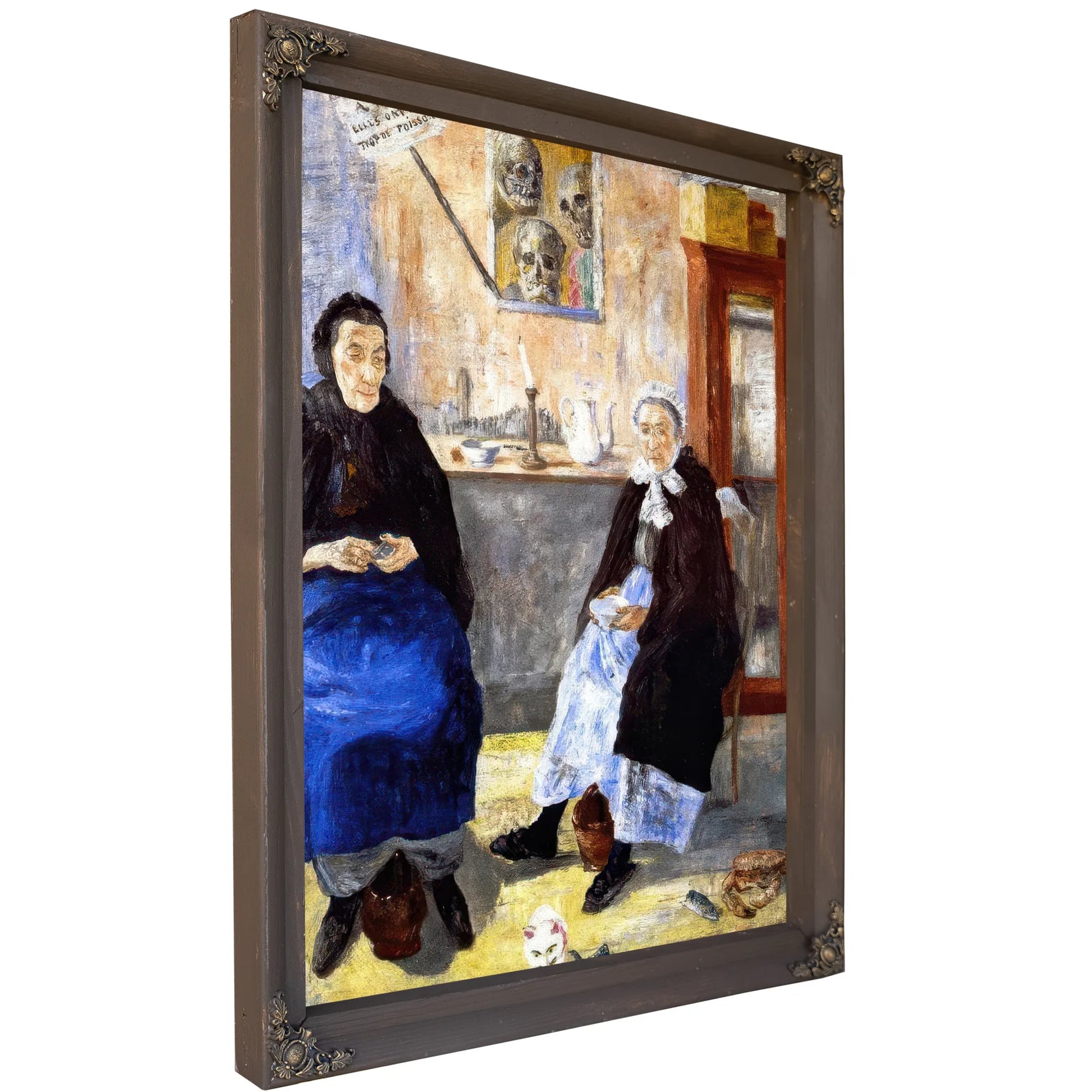 Melancholy Fishwives By James Ensor Fine Art Print