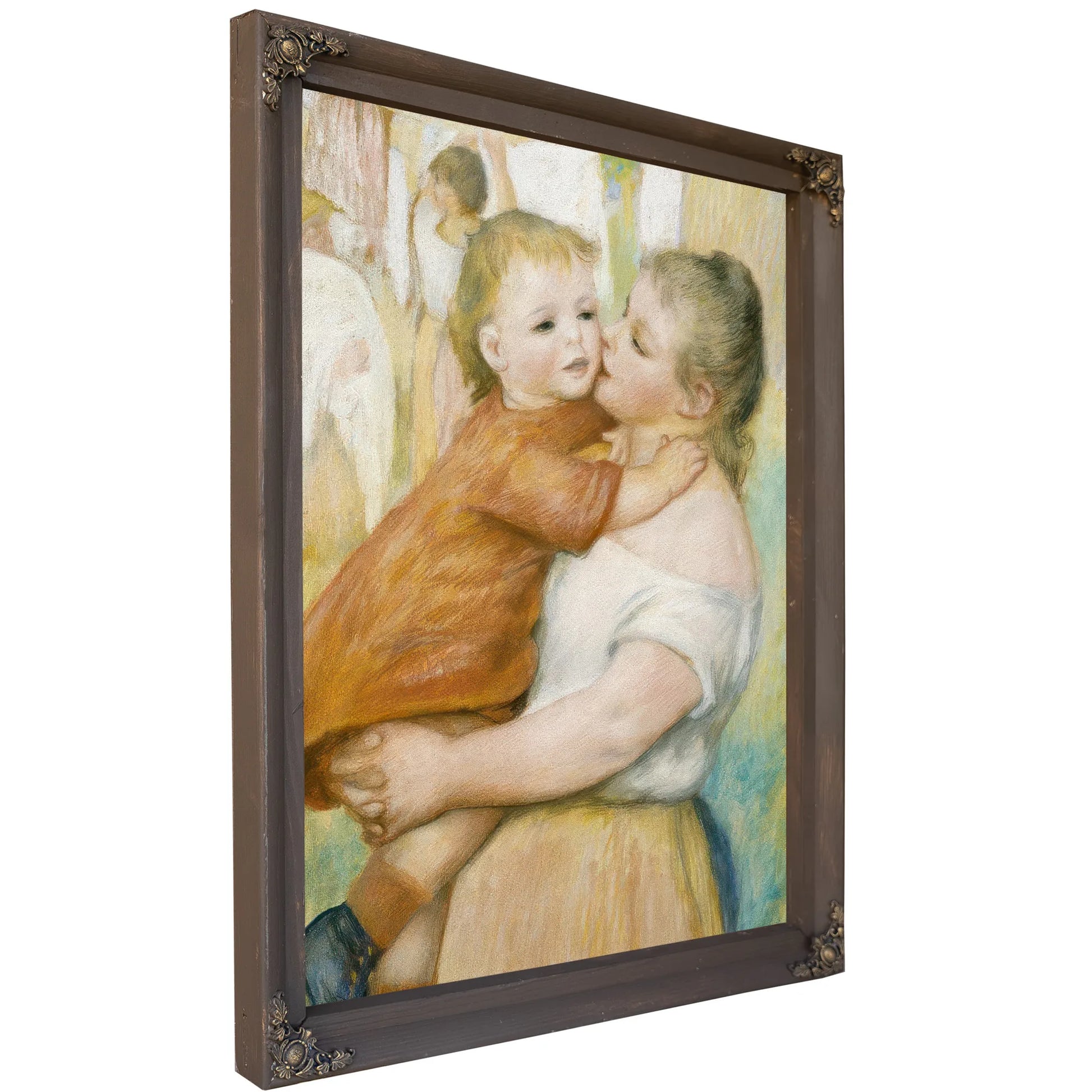 Mother And Child By Pierre August Renoir Fine Art Print