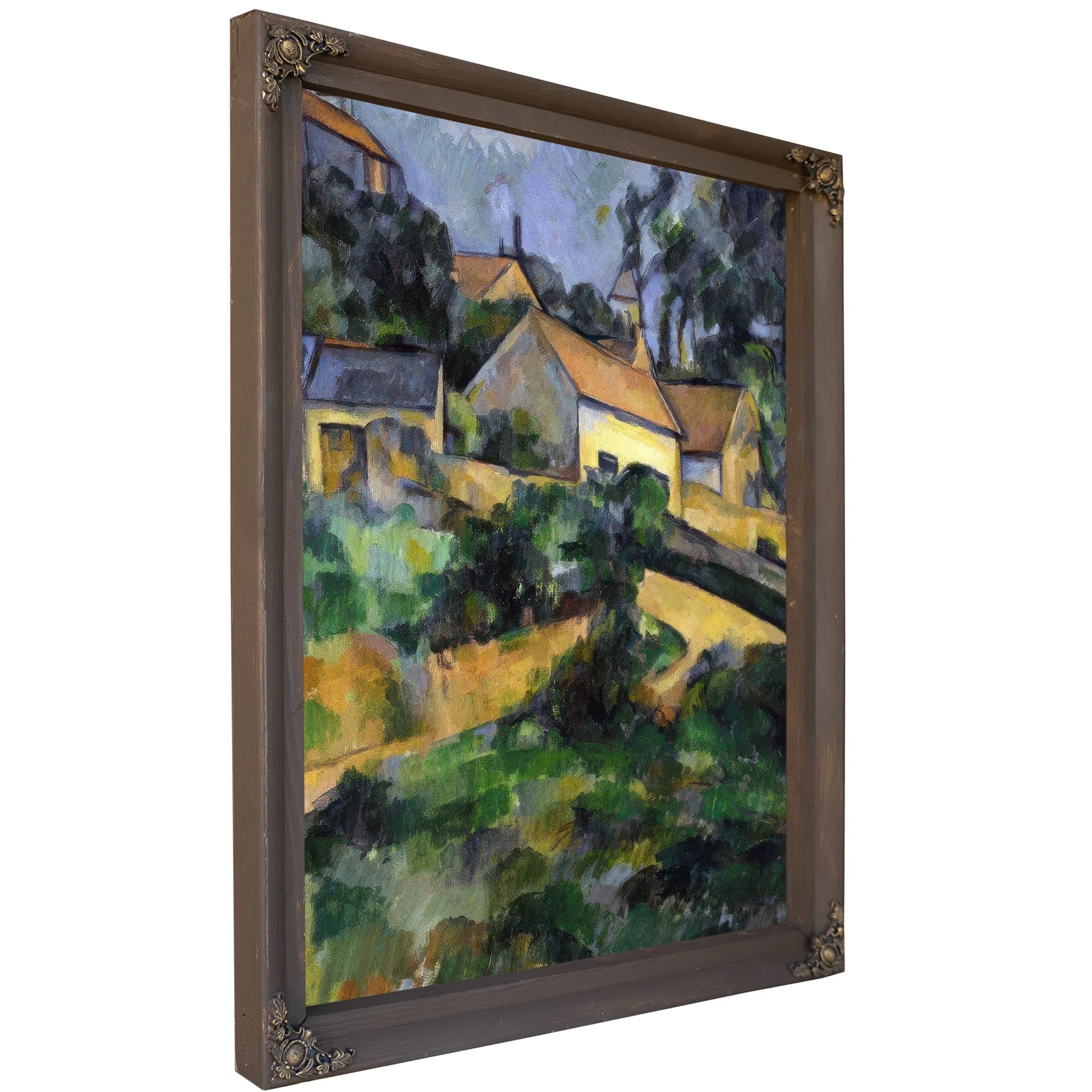 Turning Road At Montgeroult By Paul Cezanne Fine Art Print