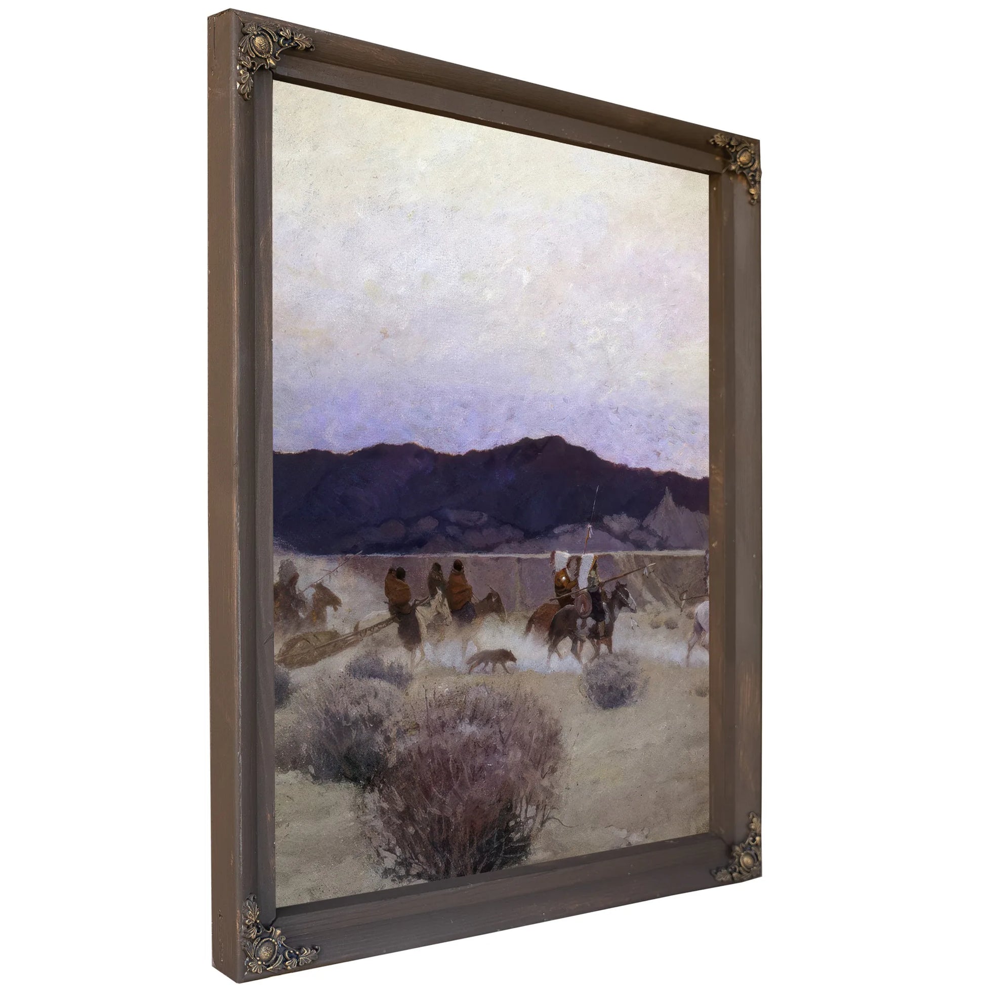 Moving Camp By NC Wyeth Fine Art Print