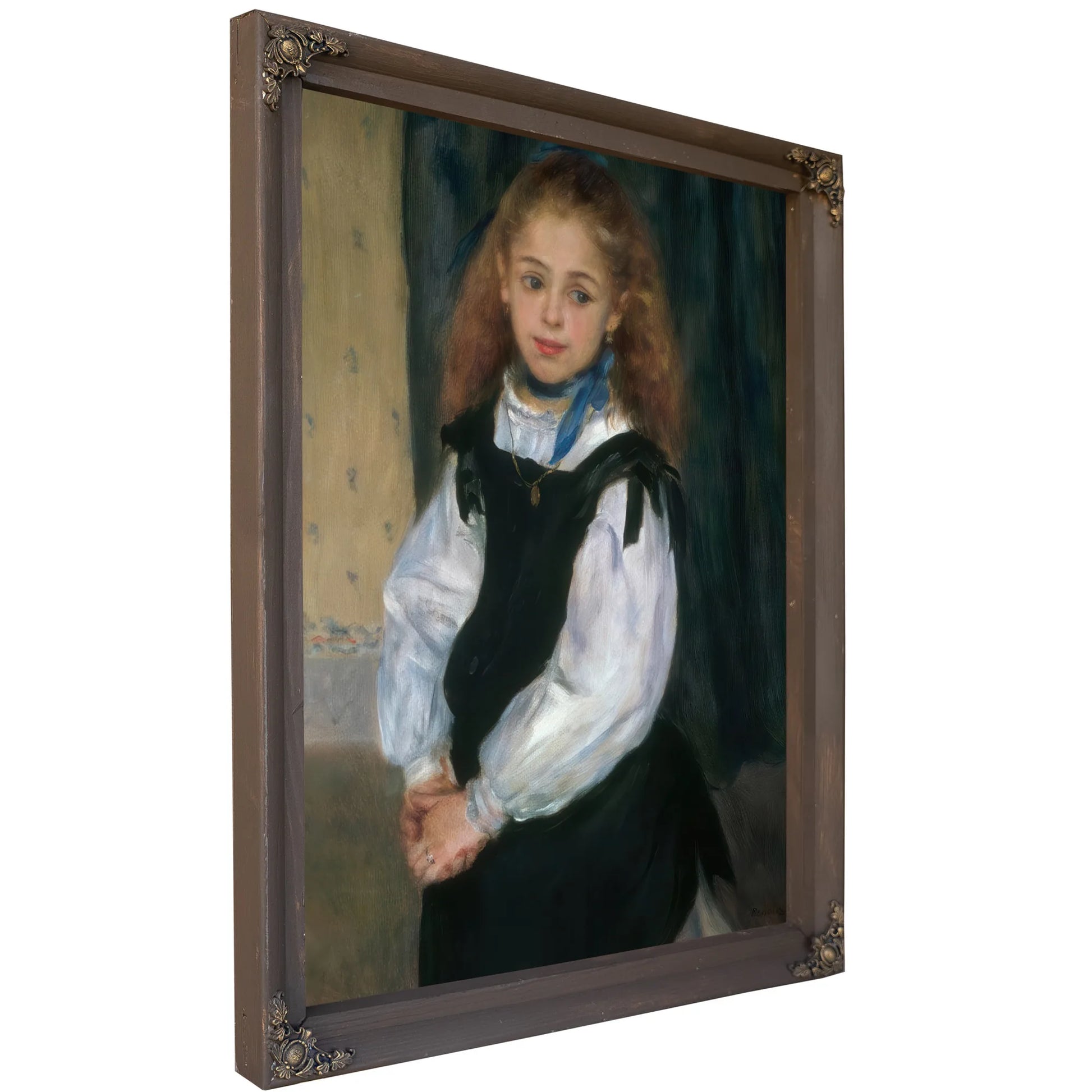 Portrait Of Mademoiselle Legrand By Pierre August Renoir Fine Art Print