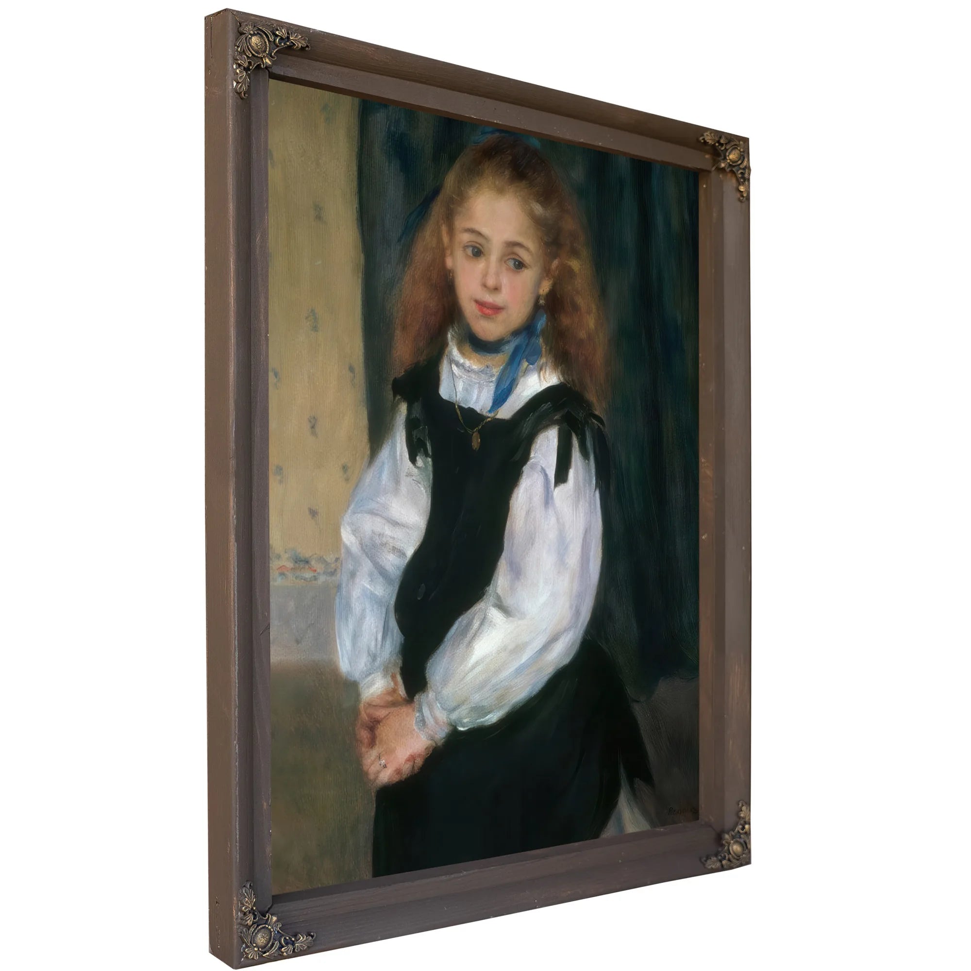 Portrait Of Mademoiselle Legrand By Pierre August Renoir Fine Art Print