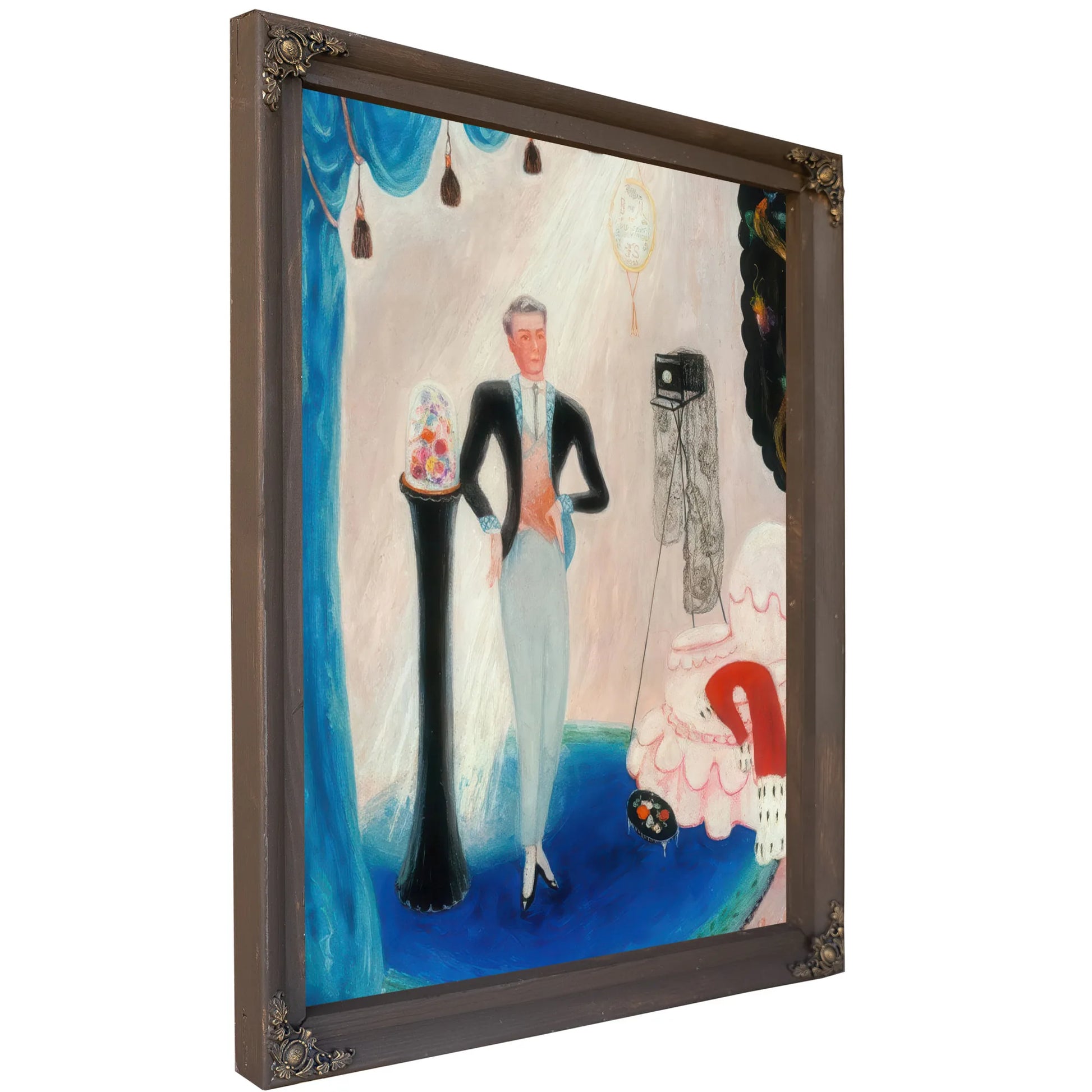 Portrait Of Baron De Meyer By Florine Stettheimer Fine Art Print